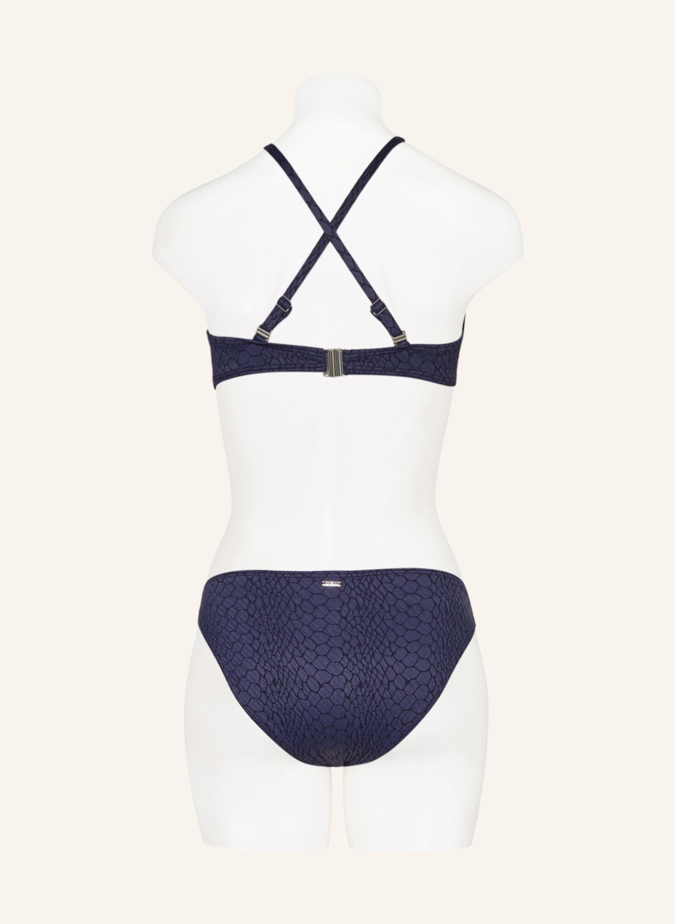 CYELL Underwired bikini top SOLID SNAKE, Color: DARK BLUE (Image 6)