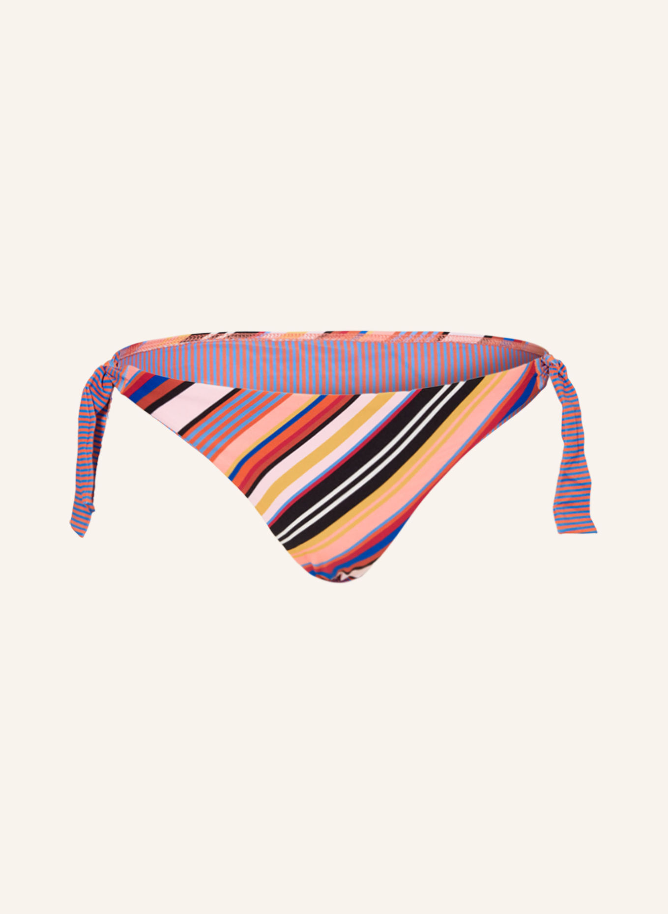 CYELL Triangel-Bikini-Hose JUICY STRIPE, Farbe: SCHWARZ/ ROSA/ BLAU (Bild 1)