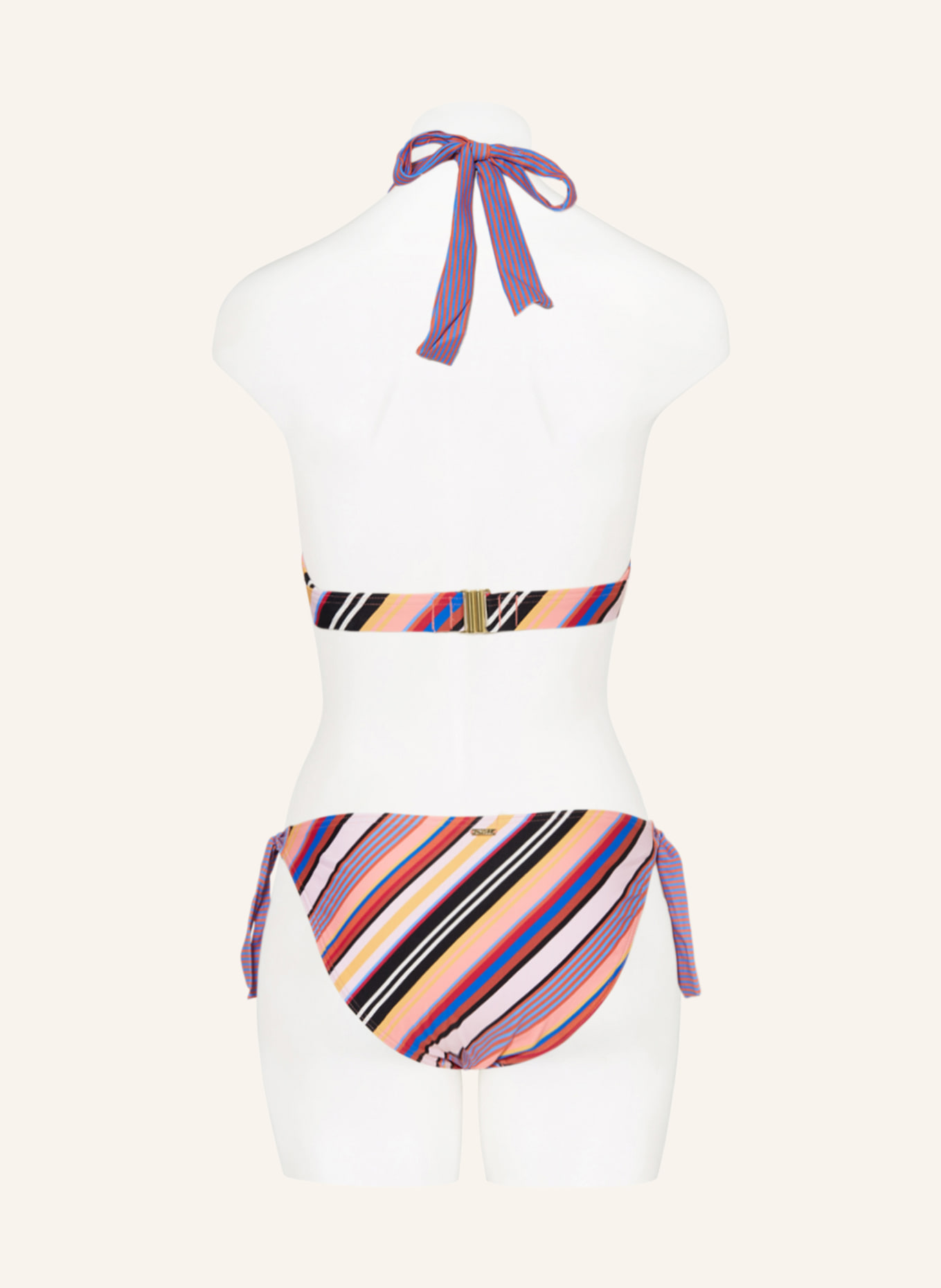CYELL Triangel-Bikini-Hose JUICY STRIPE, Farbe: SCHWARZ/ ROSA/ BLAU (Bild 3)