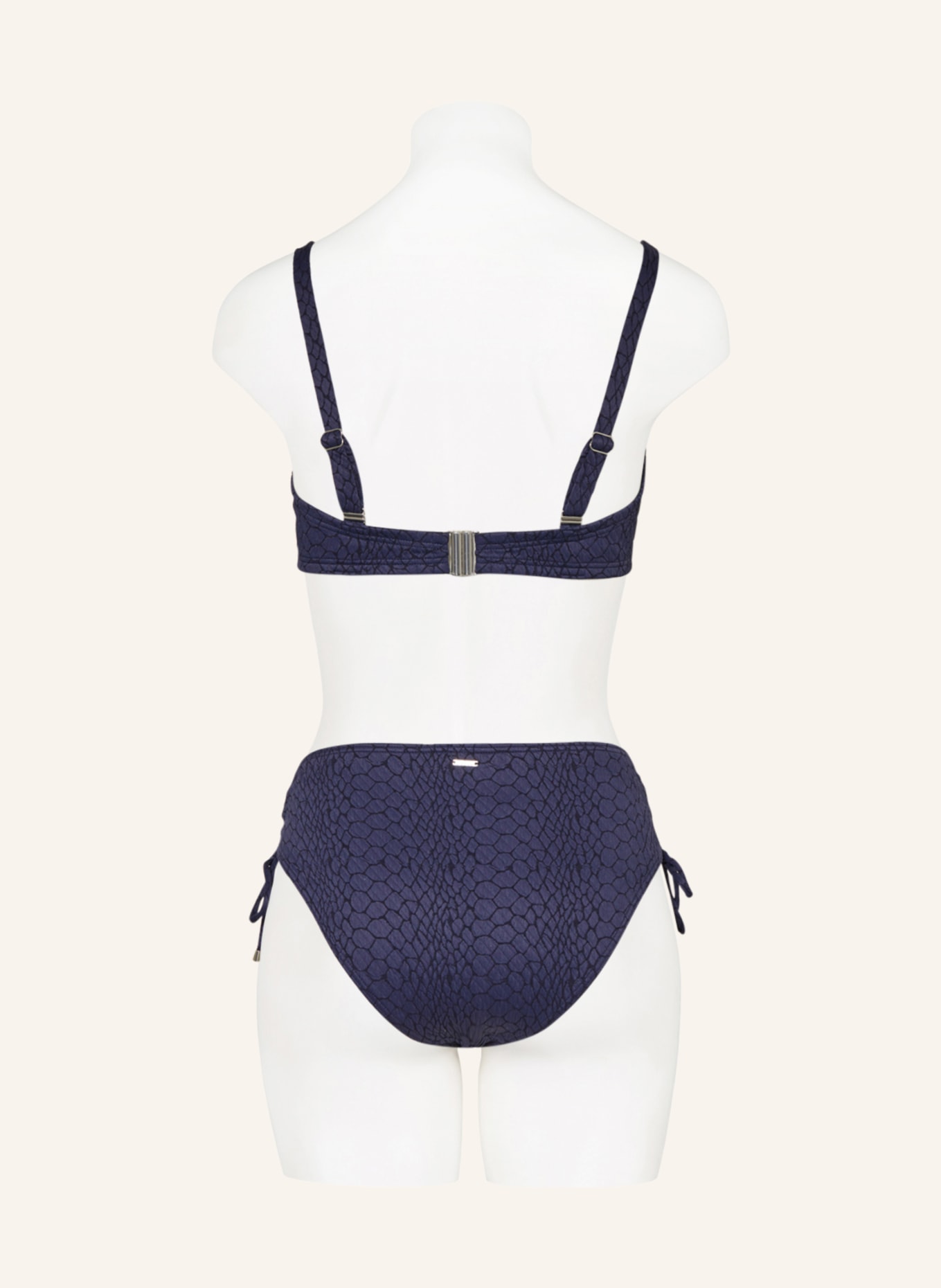 CYELL Underwired bikini top SOLID SNAKE, Color: DARK BLUE (Image 3)