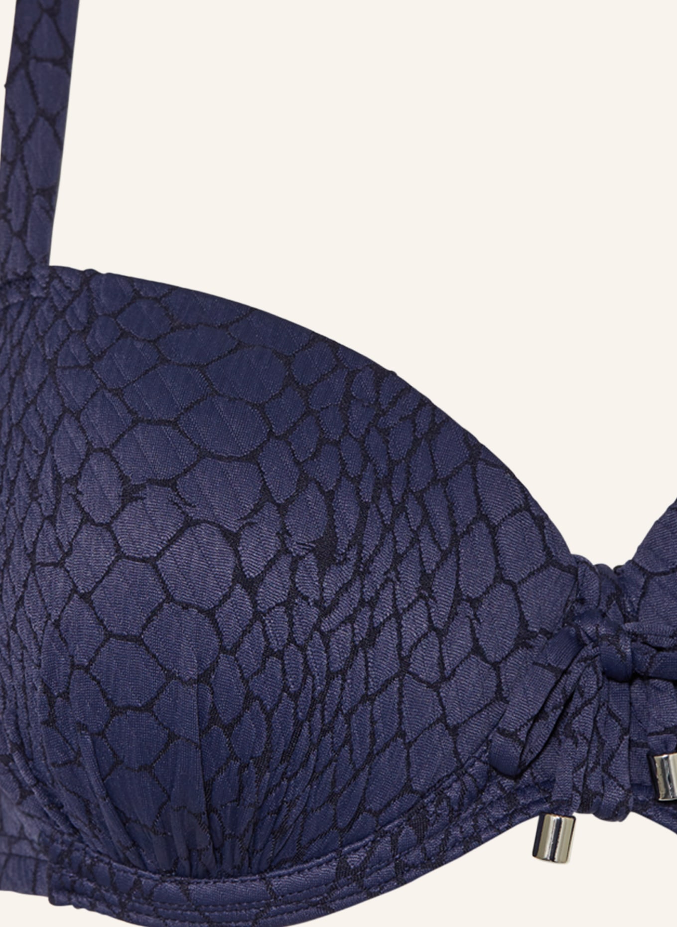 CYELL Góra od bikini z fiszbinami SOLID SNAKE, Kolor: GRANATOWY (Obrazek 5)