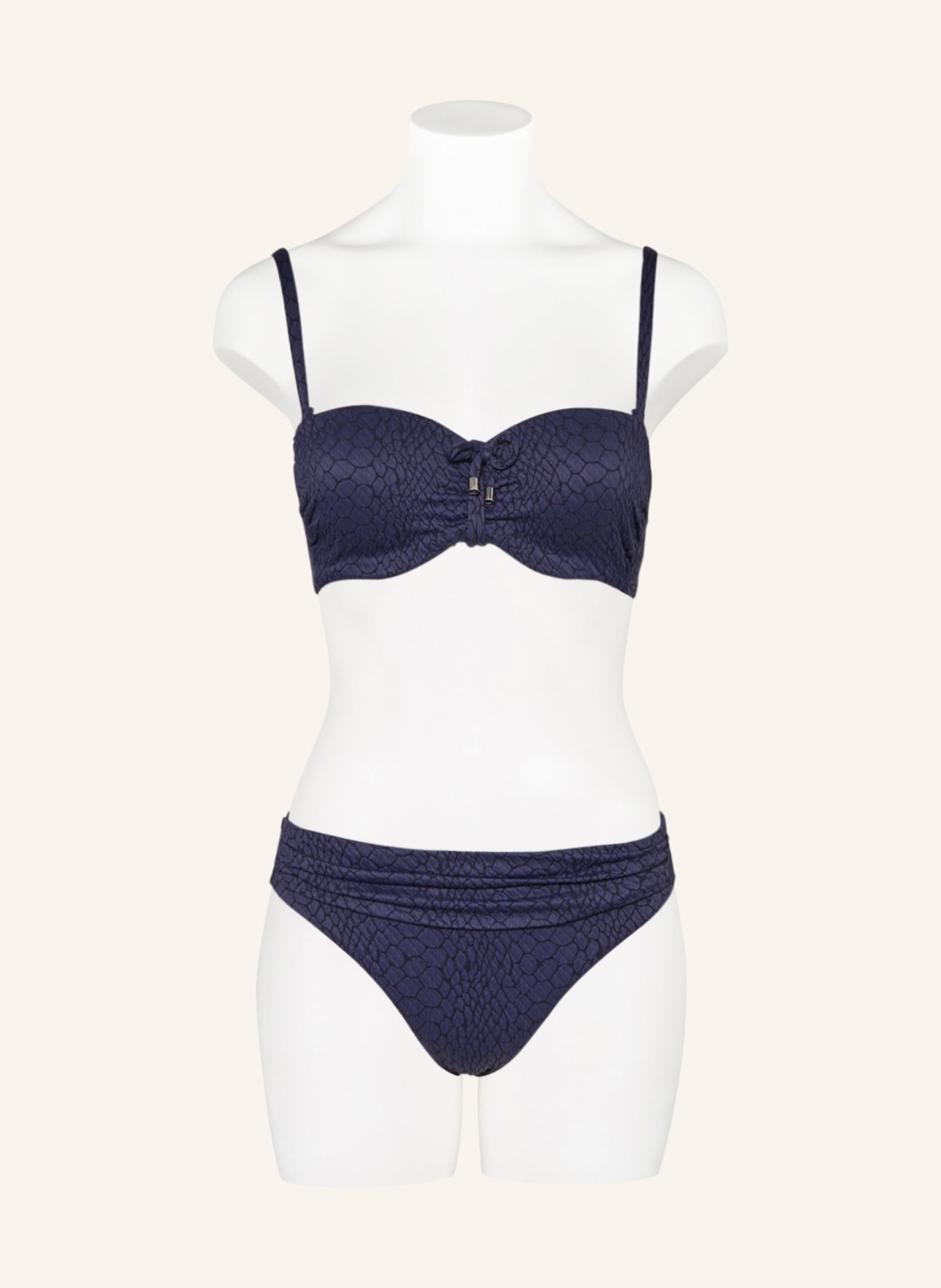 CYELL Basic bikini bottoms SOLID SNAKE, Color: DARK BLUE (Image 2)