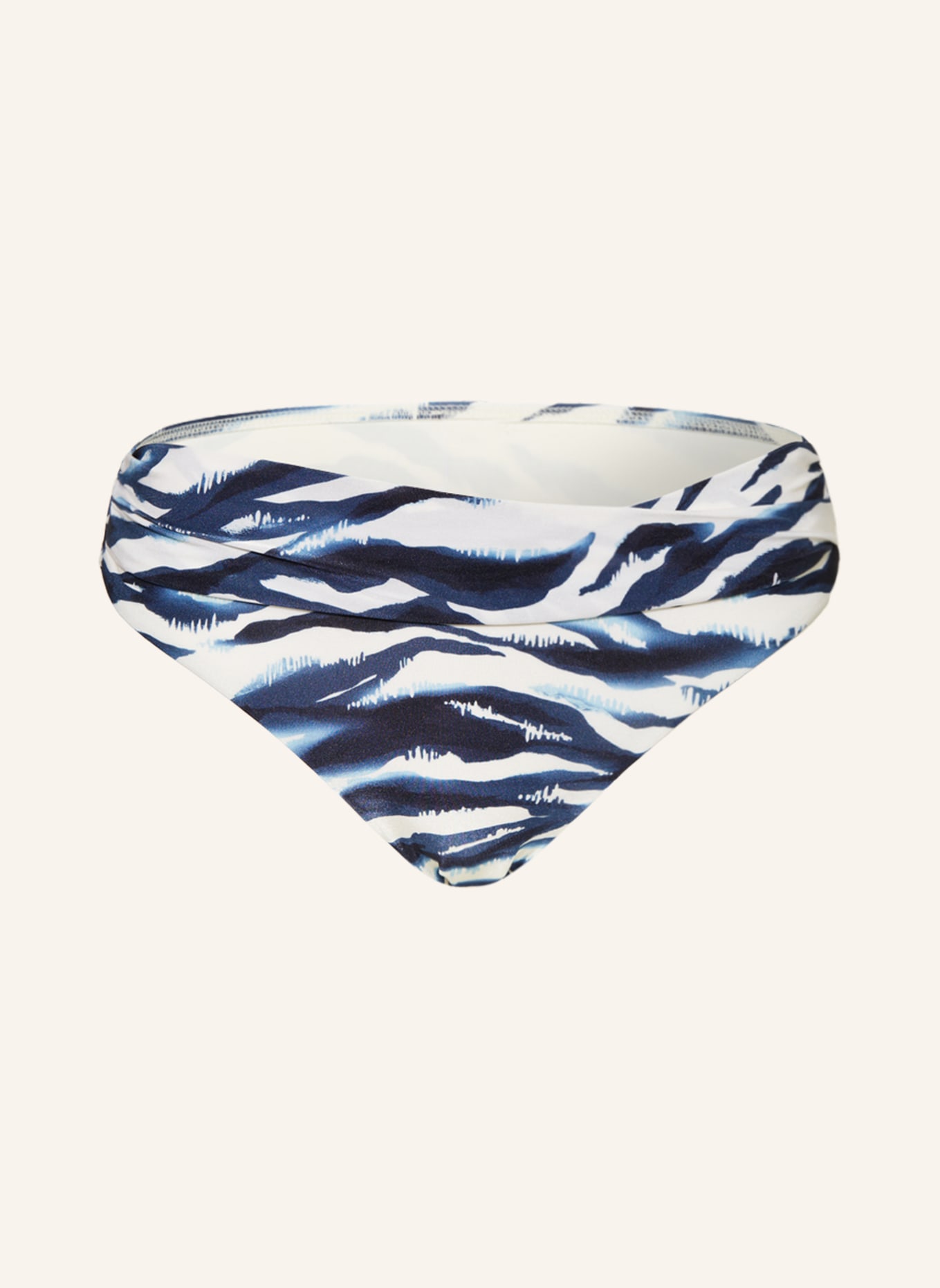 CYELL Basic bikini bottoms WAVY WATER, Color: WHITE/ BLUE (Image 1)