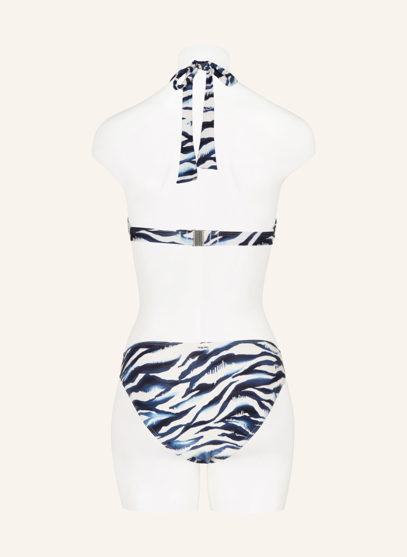 CYELL Basic bikini bottoms WAVY WATER, Color: WHITE/ BLUE (Image 3)