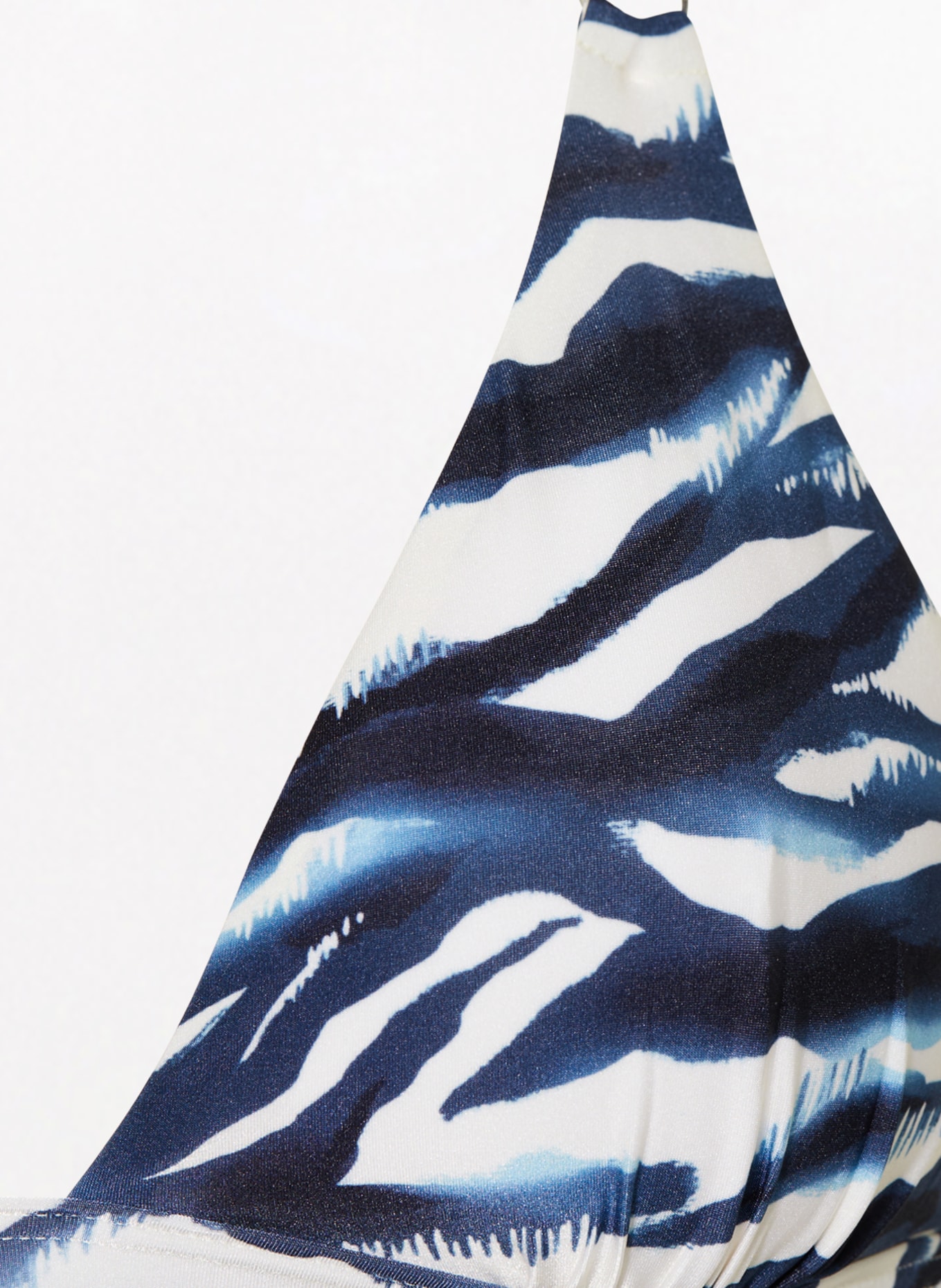 CYELL Góra od bikini wiązana na szyi WAVY WATER, Kolor: NIEBIESKI/ BIAŁY (Obrazek 4)