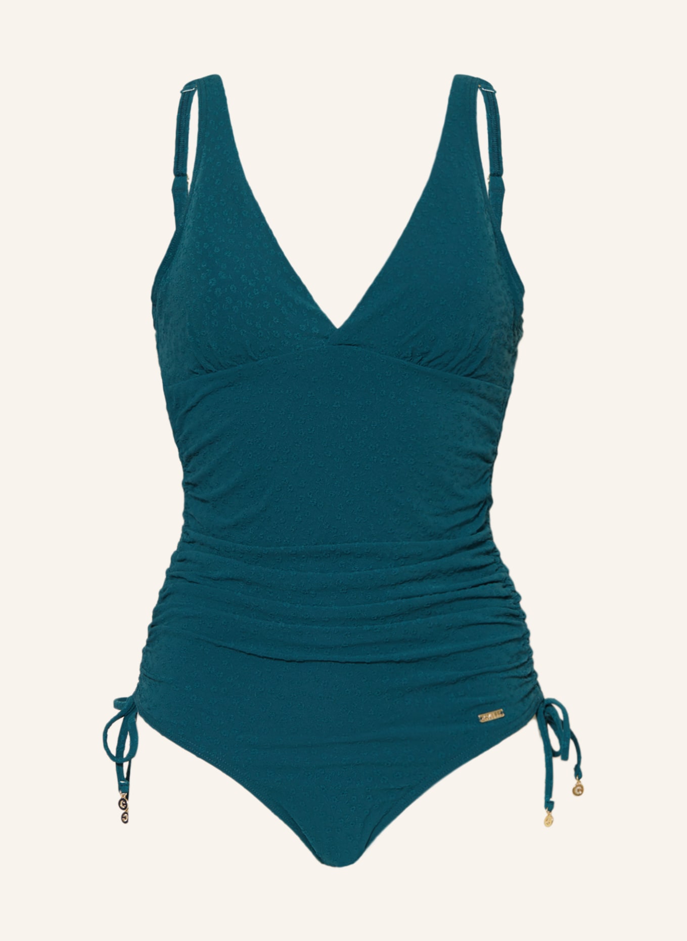CYELL Badeanzug FLORA TEAL, Farbe: PETROL (Bild 1)