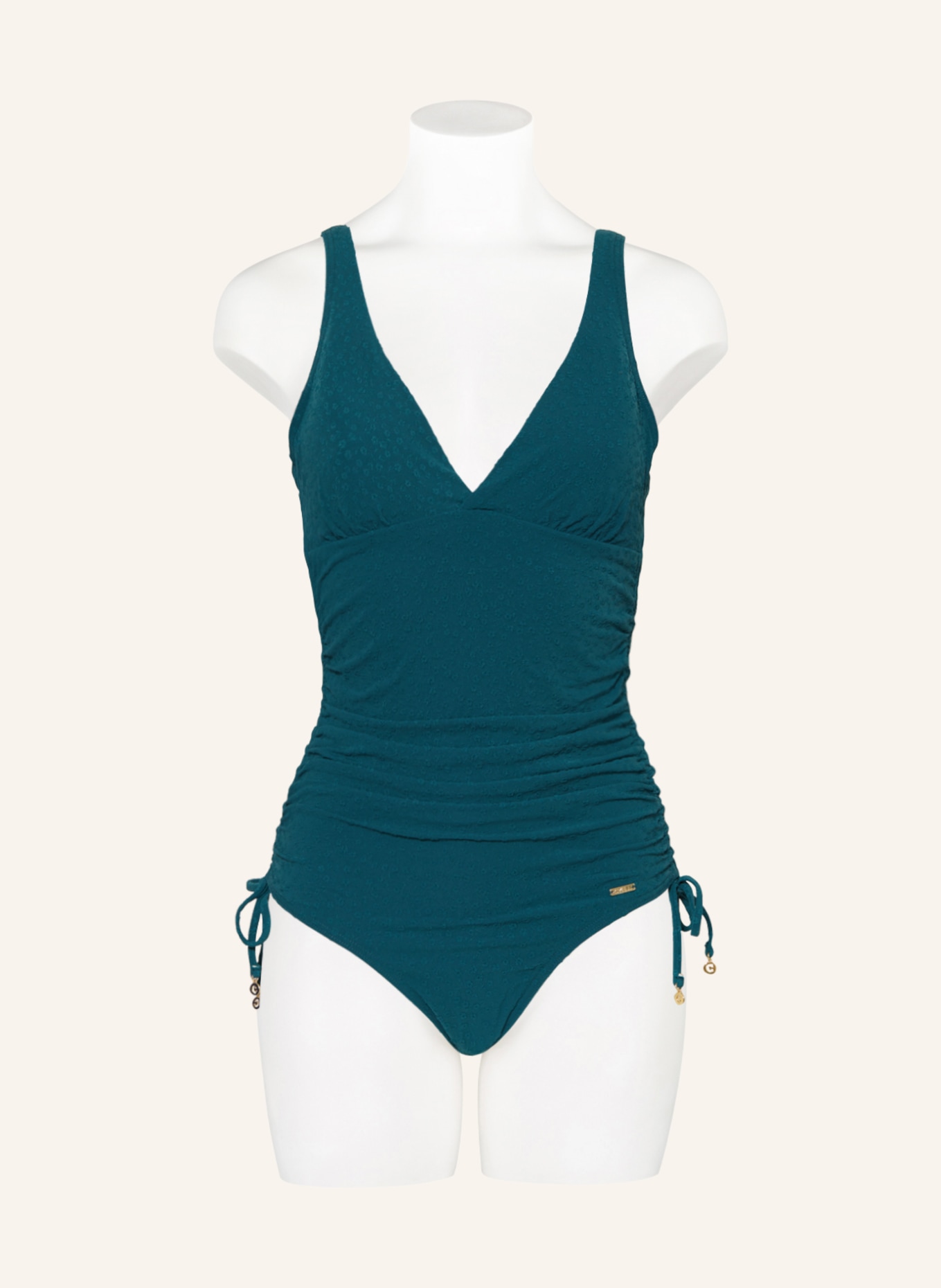 CYELL Swimsuit FLORA TEAL, Color: TEAL (Image 2)