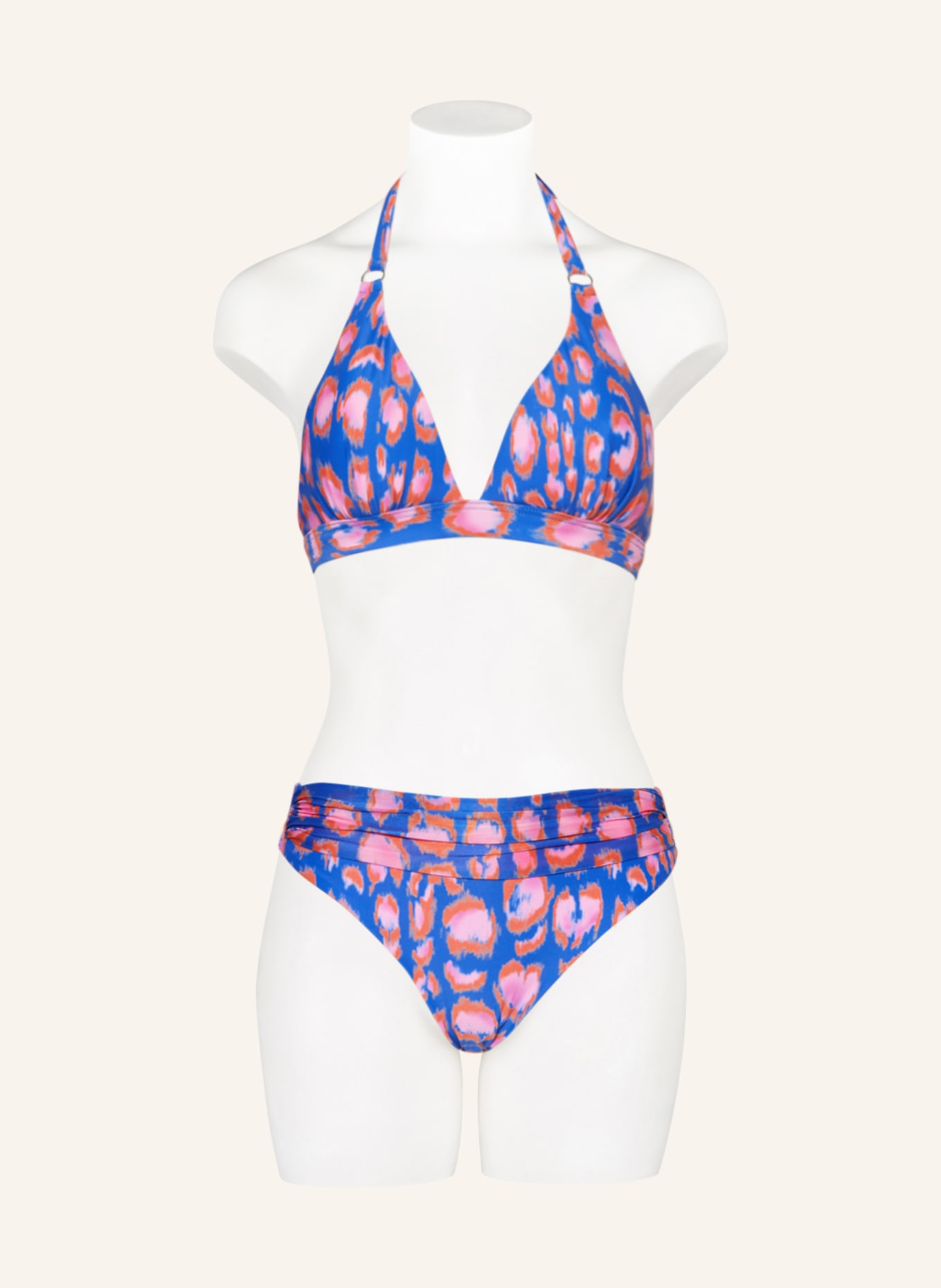 CYELL Basic bikini bottoms SNEAKY LEOPARD, Color: BLUE/ ORANGE/ PINK (Image 2)