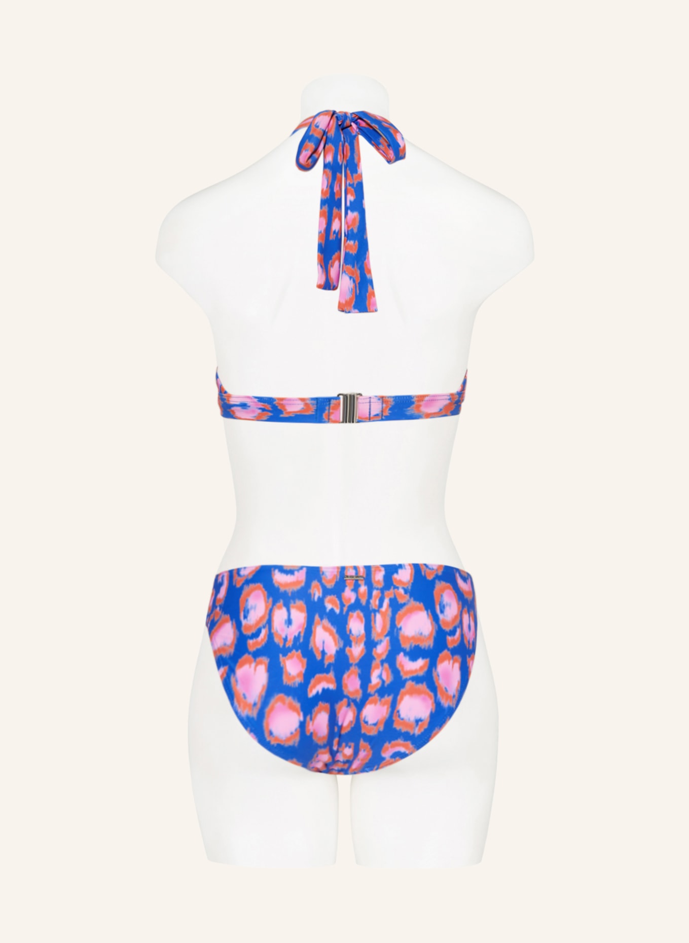 CYELL Basic-Bikini-Hose SNEAKY LEOPARD, Farbe: BLAU/ ORANGE/ ROSA (Bild 3)