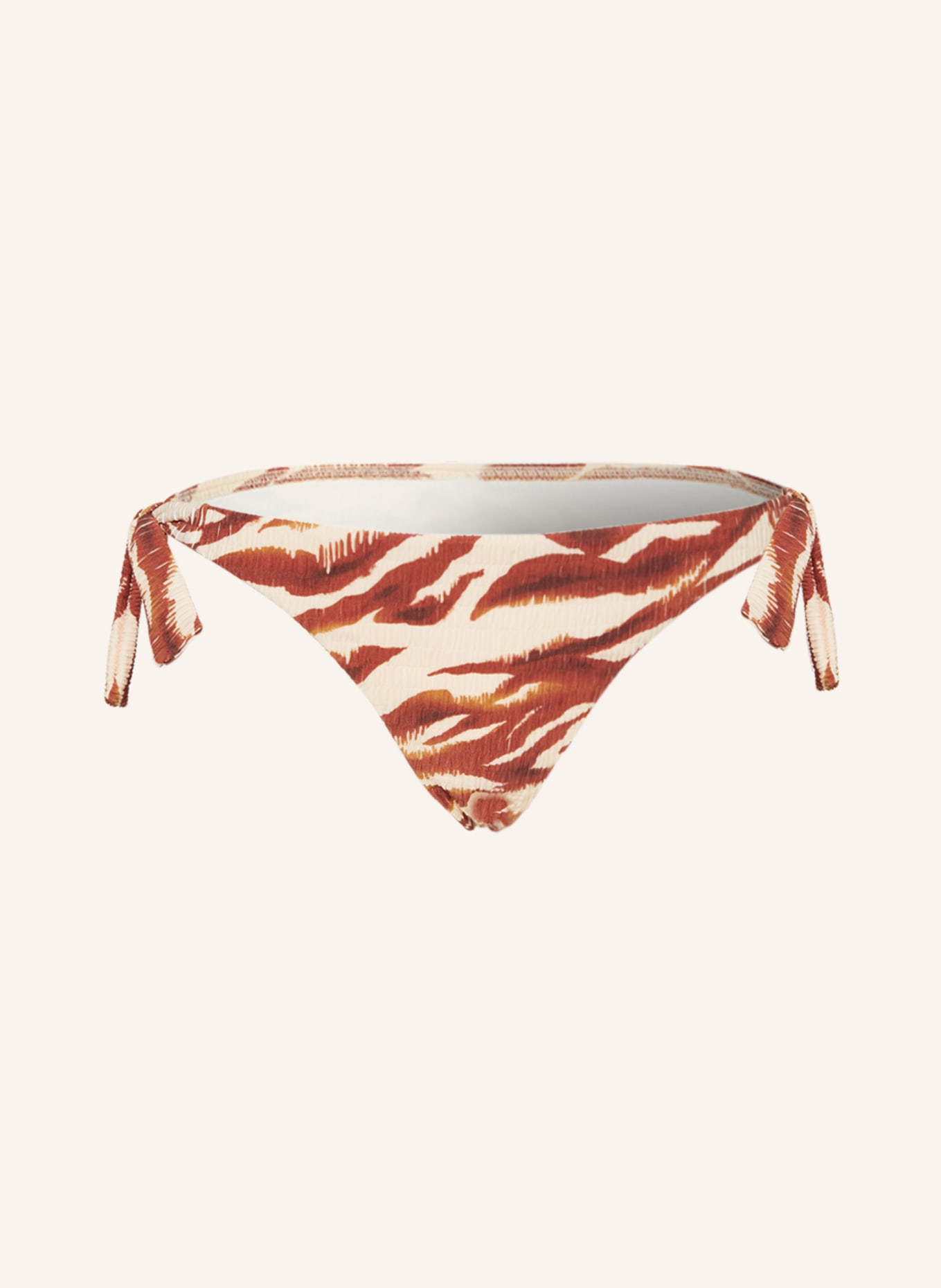 CYELL Triangle bikini bottoms TRUE ZEBRA, Color: BROWN/ LIGHT BROWN (Image 1)
