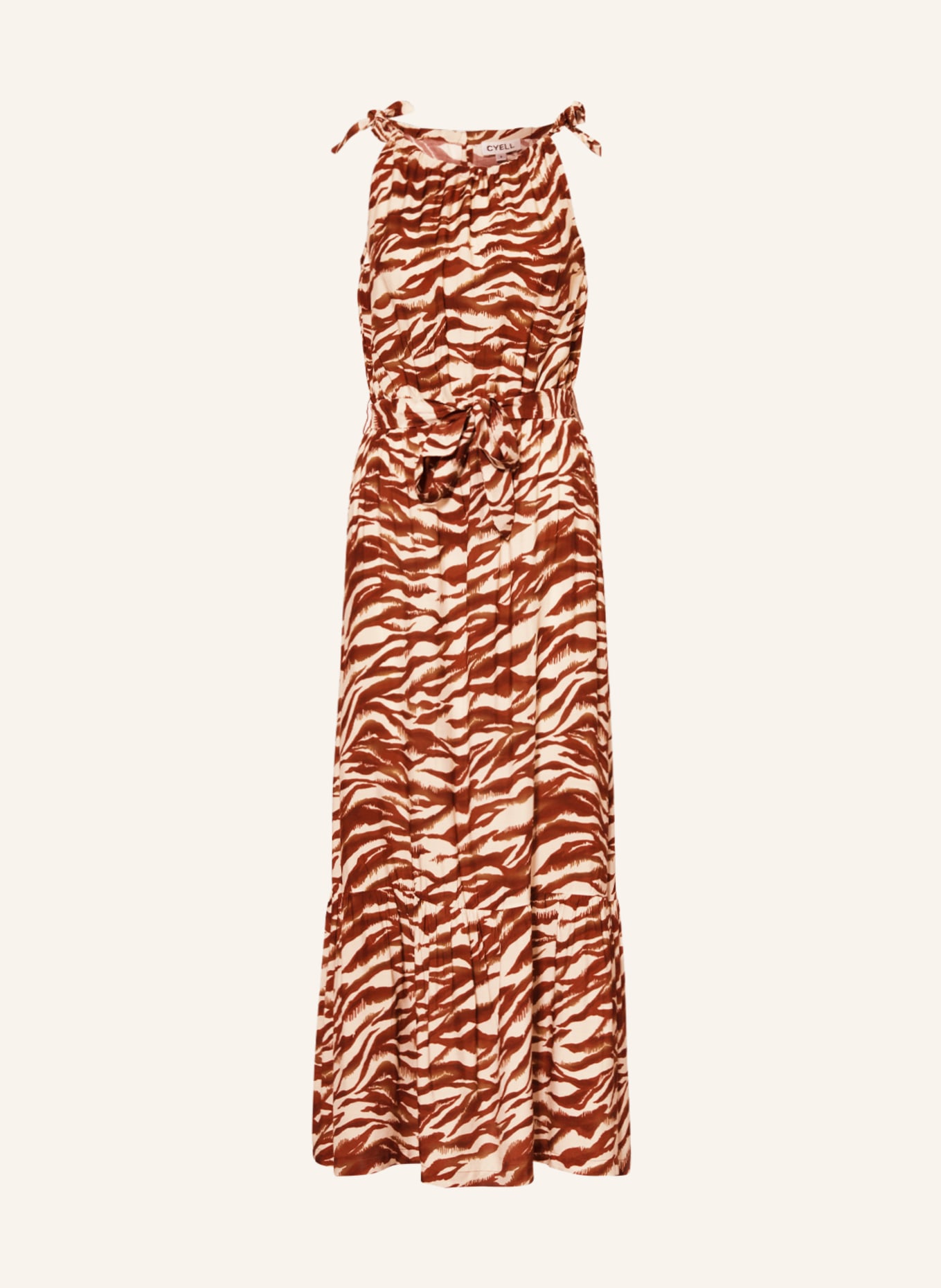 CYELL Beach dress TRUE ZEBRA, Color: BROWN/ DARK BROWN/ LIGHT BROWN (Image 1)