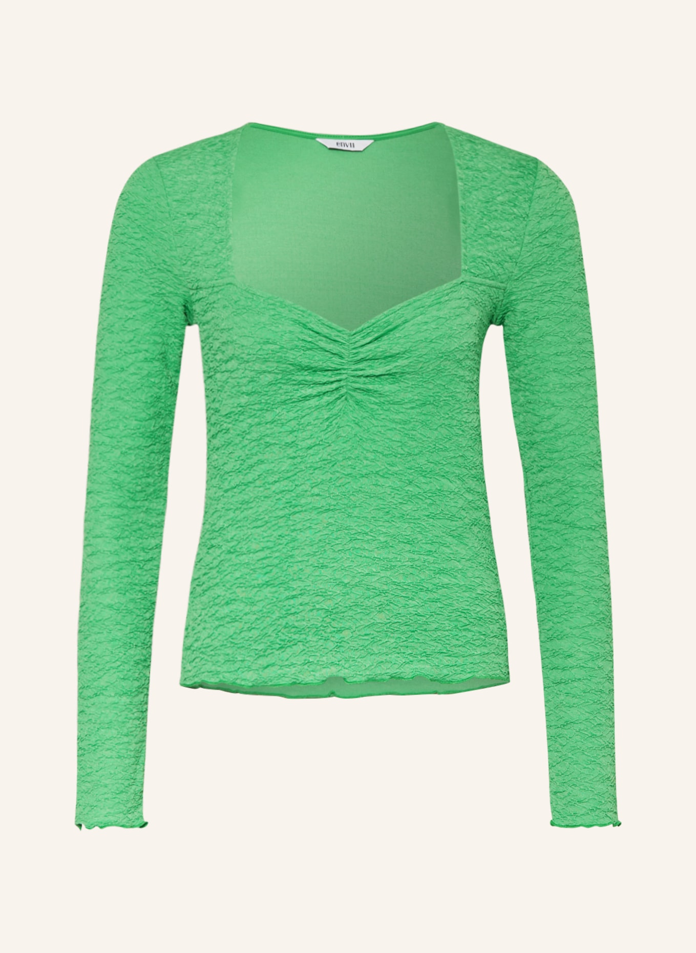 ENVII Long sleeve shirt ENLAURA, Color: GREEN (Image 1)