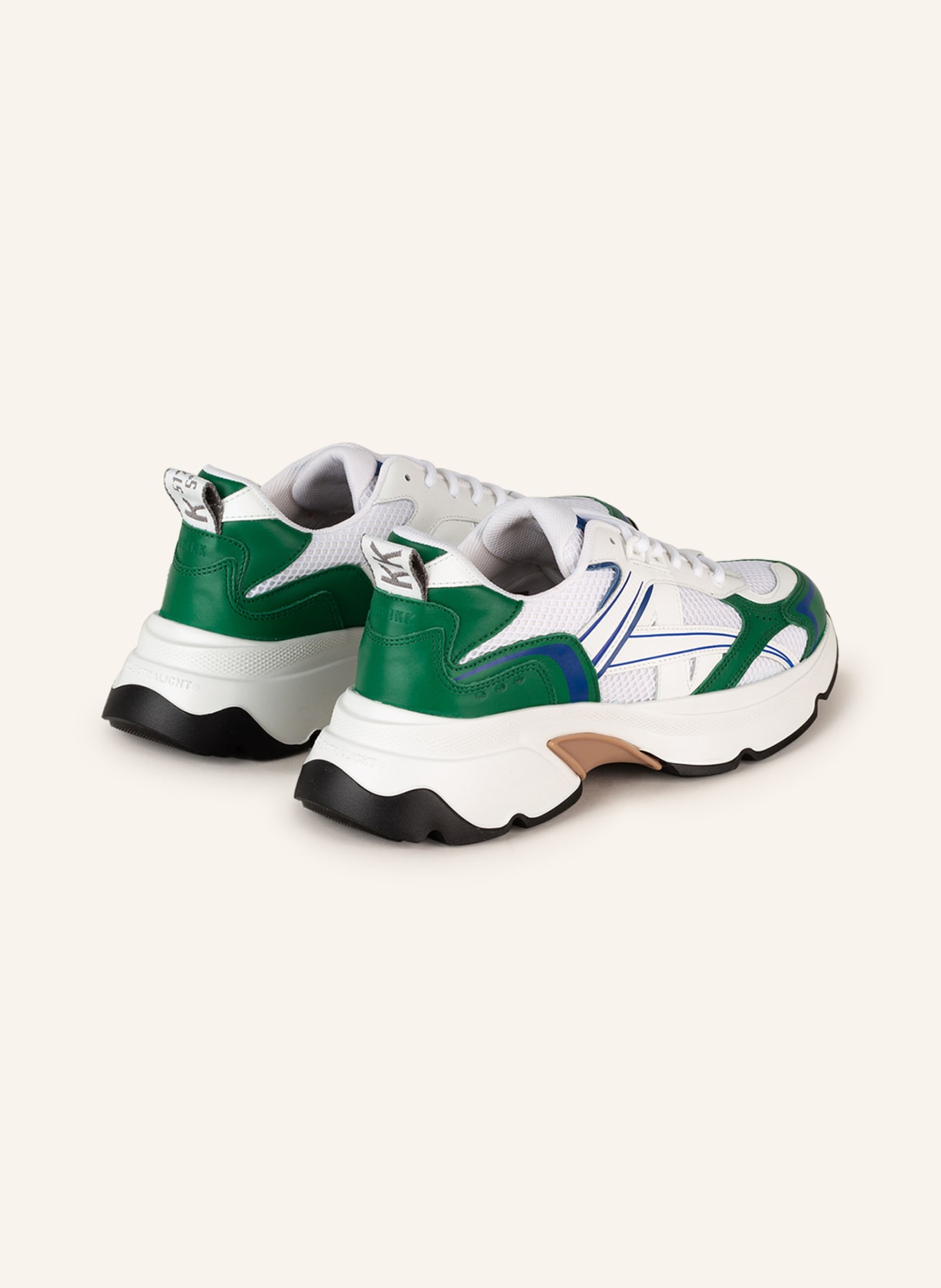 NUBIKK Sneaker, Farbe: WEISS/ GRÜN (Bild 2)