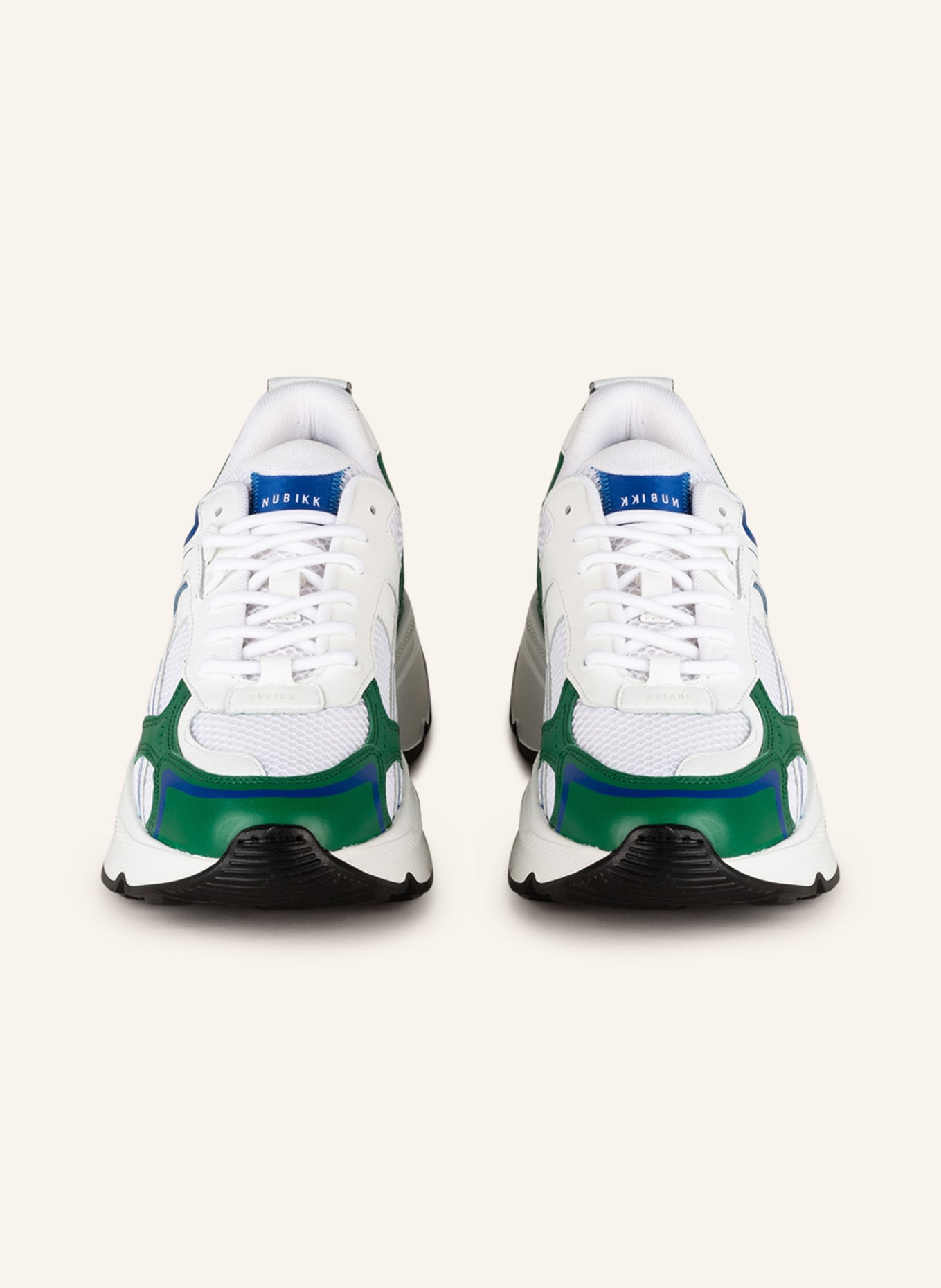 NUBIKK Sneakers, Color: WHITE/ GREEN (Image 3)