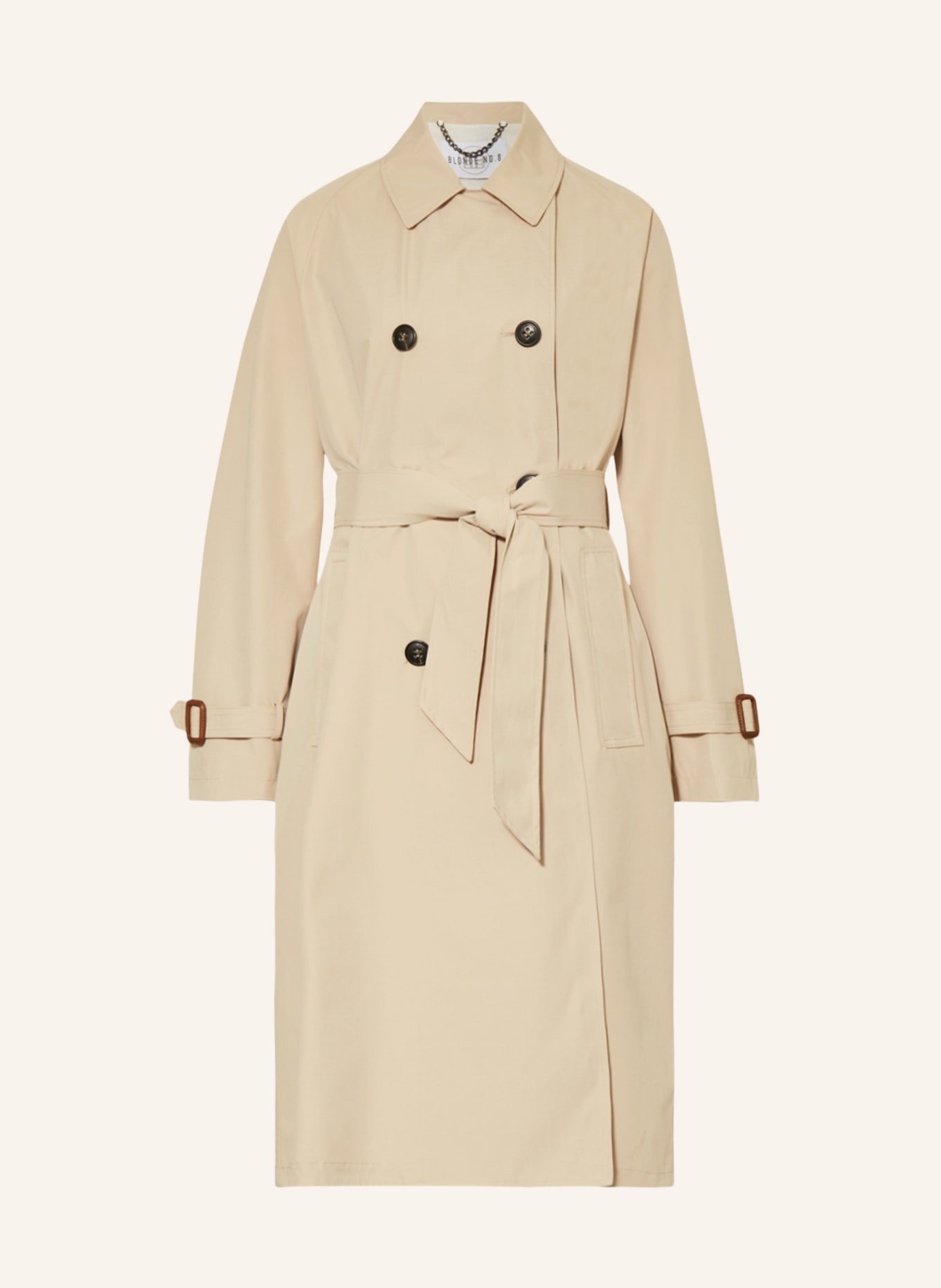 BLONDE No.8 Trench coat, Color: LIGHT BROWN (Image 1)