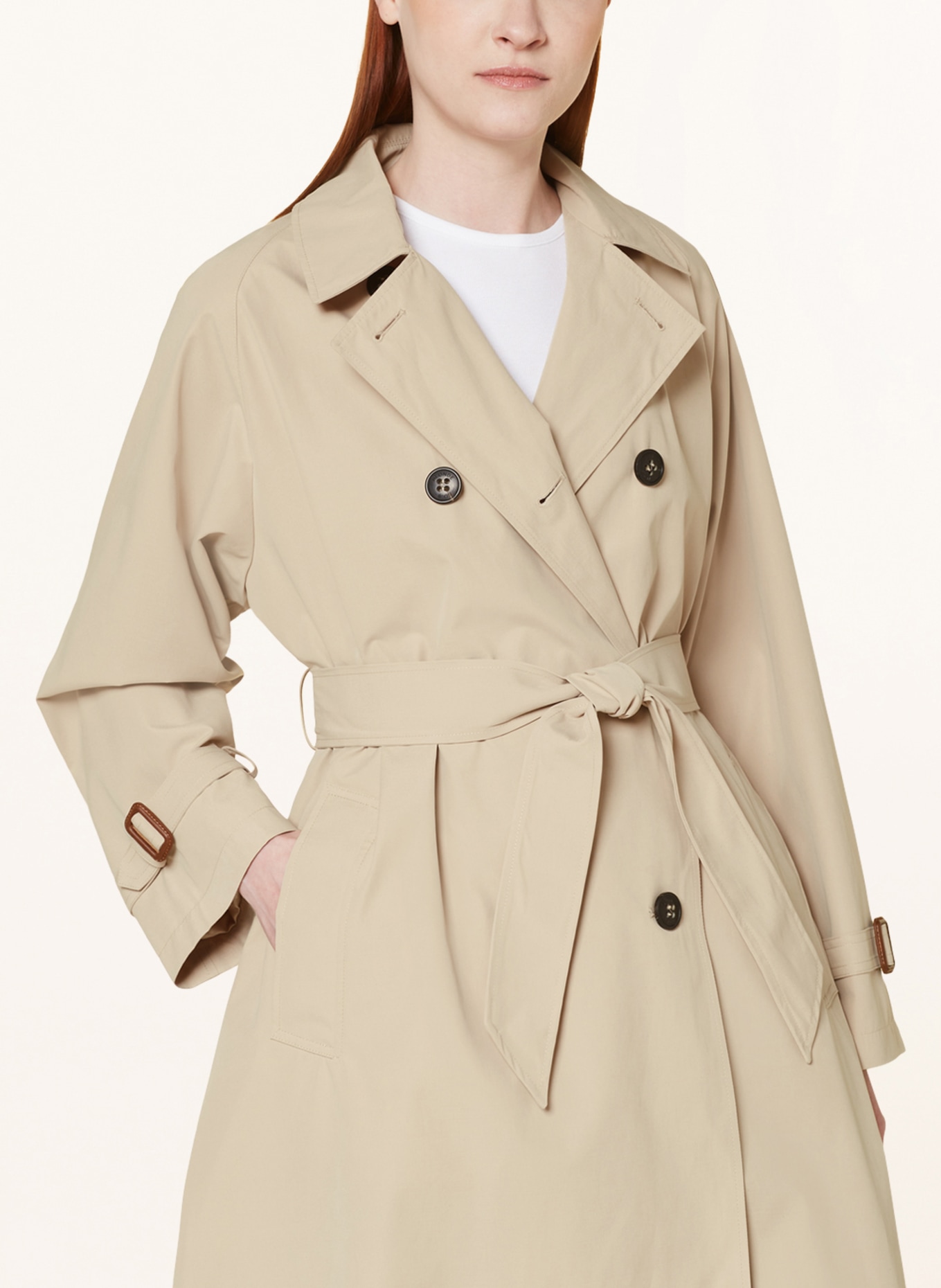 BLONDE No.8 Trench coat, Color: LIGHT BROWN (Image 4)