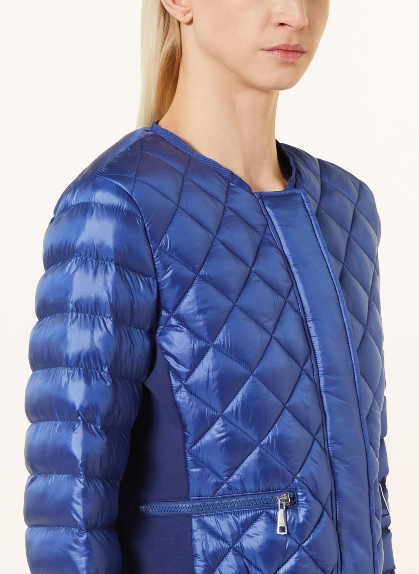 No.1 Como Quilted jacket TINA, Color: DARK BLUE (Image 4)