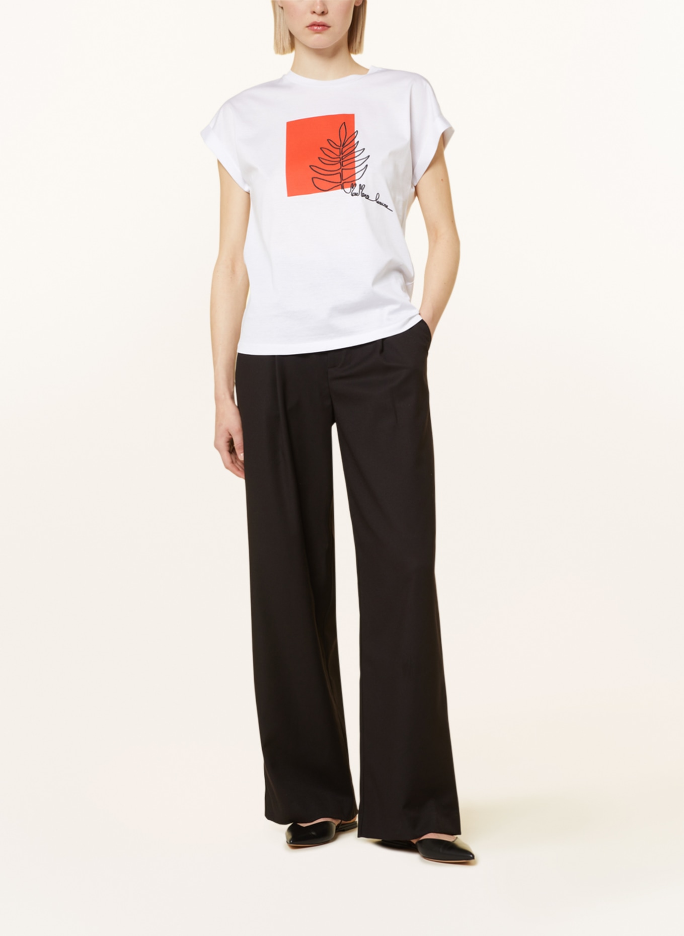 MaxMara LEISURE T-shirt BOLIVAR, Color: WHITE (Image 2)