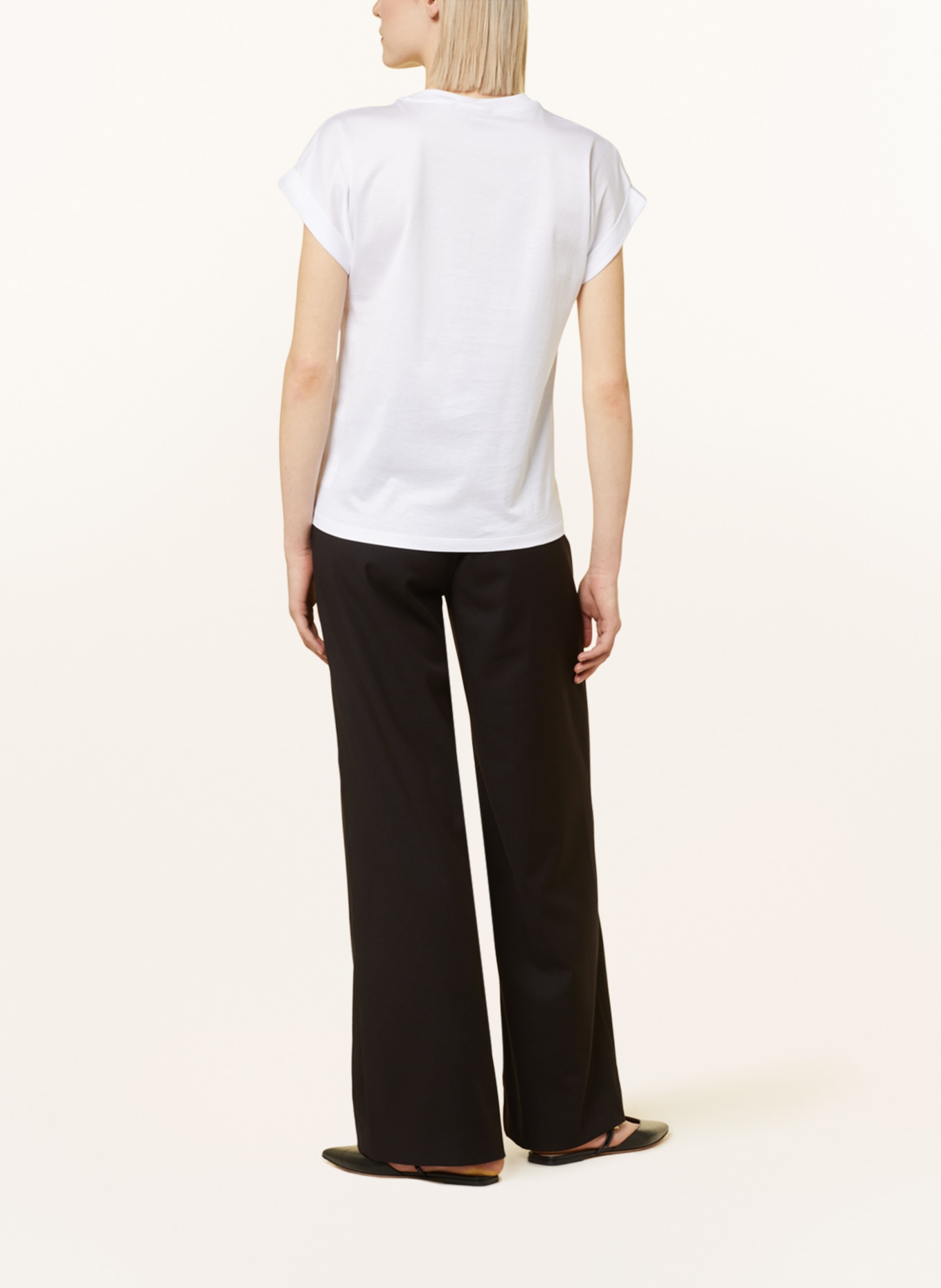 MaxMara LEISURE T-shirt BOLIVAR, Color: WHITE (Image 3)