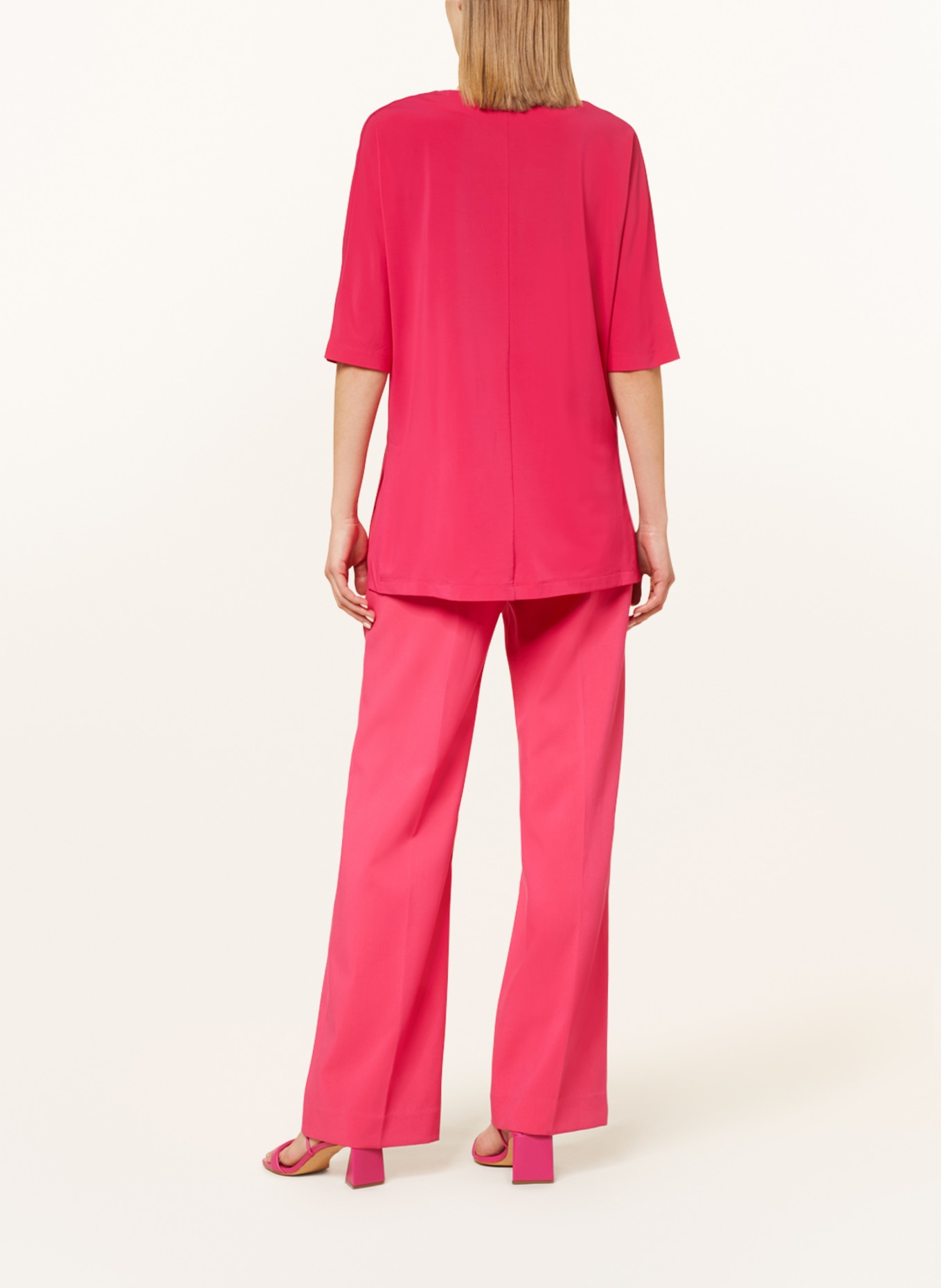 MaxMara LEISURE Shirt blouse LOCARNO with 3/4 sleeves, Color: FUCHSIA (Image 3)