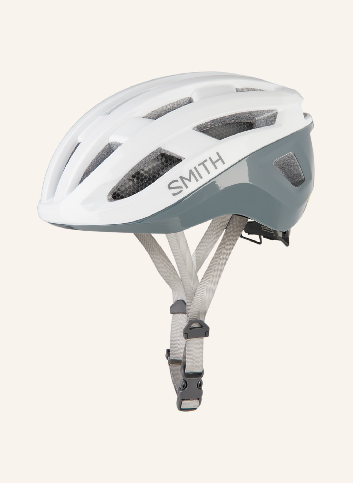 SMITH Cycling helmet PERSIST MIPS, Color: WHITE/ DARK GRAY (Image 1)