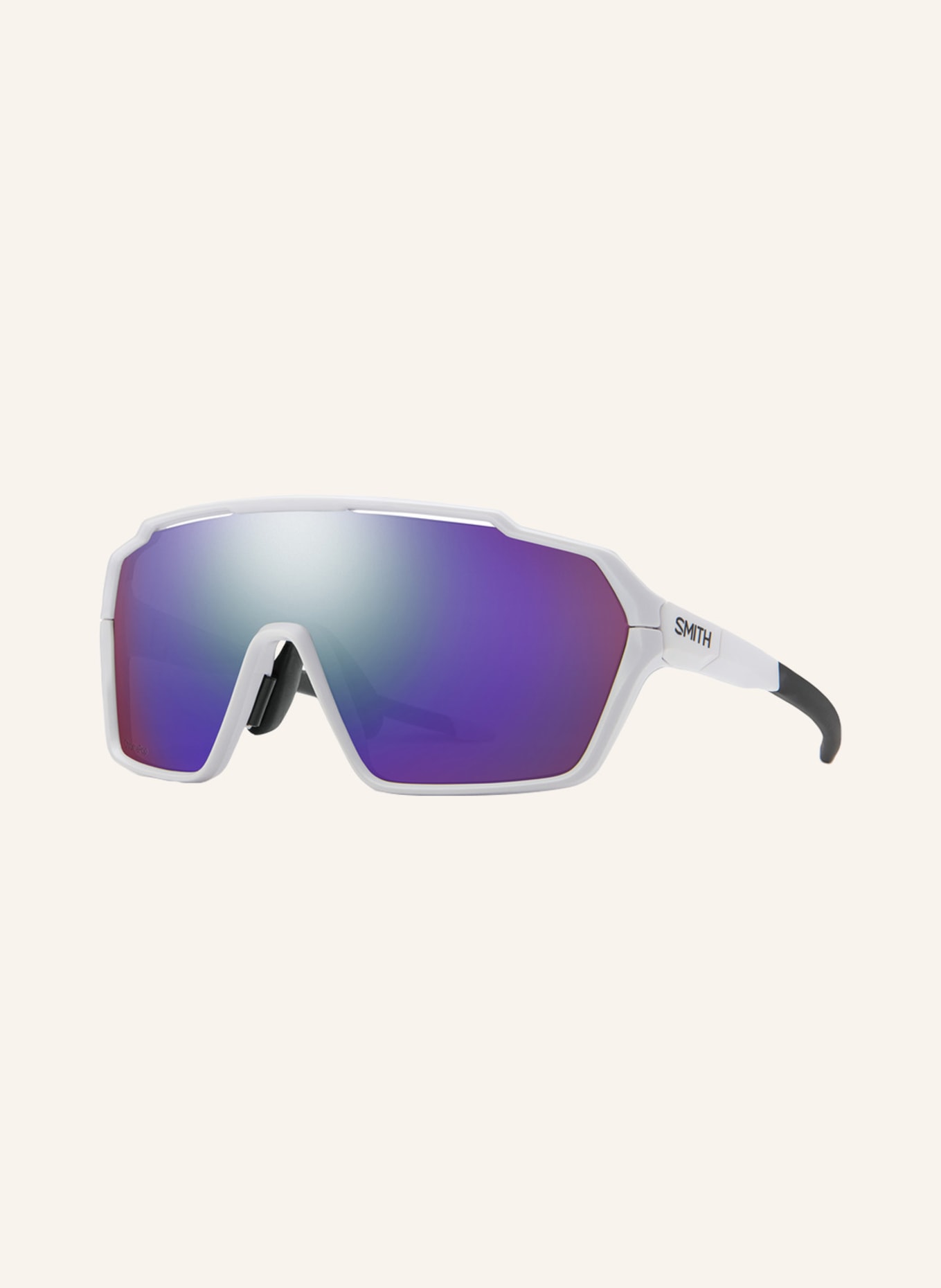 SMITH Okulary kolarskie SHIFT MAG™, Kolor: ChromaPop Violet Mirror WHITE (Obrazek 1)