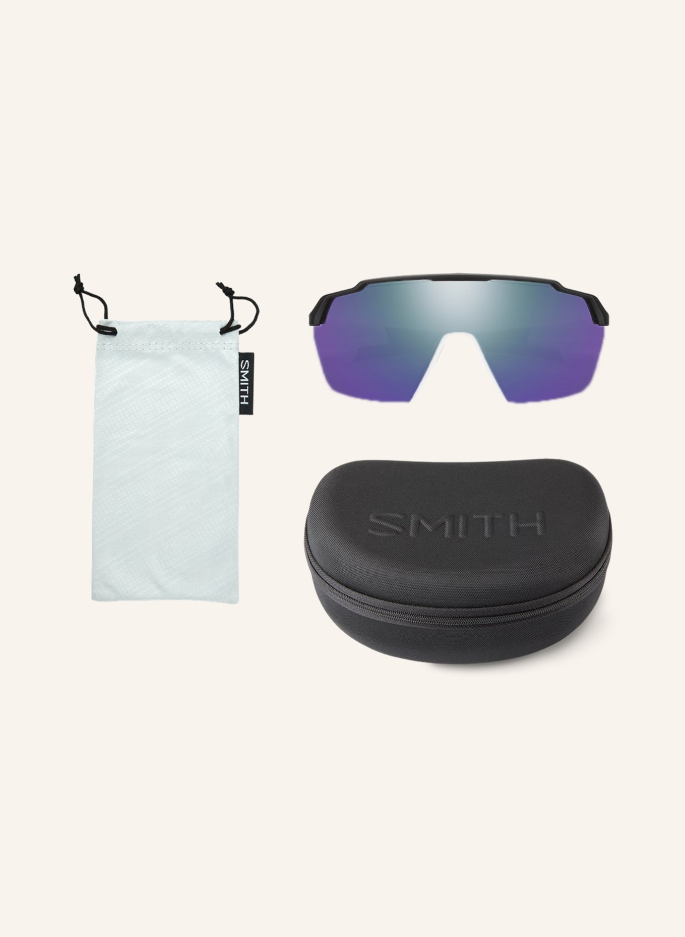SMITH Okulary kolarskie SHIFT MAG™, Kolor: ChromaPop Violet Mirror WHITE (Obrazek 4)