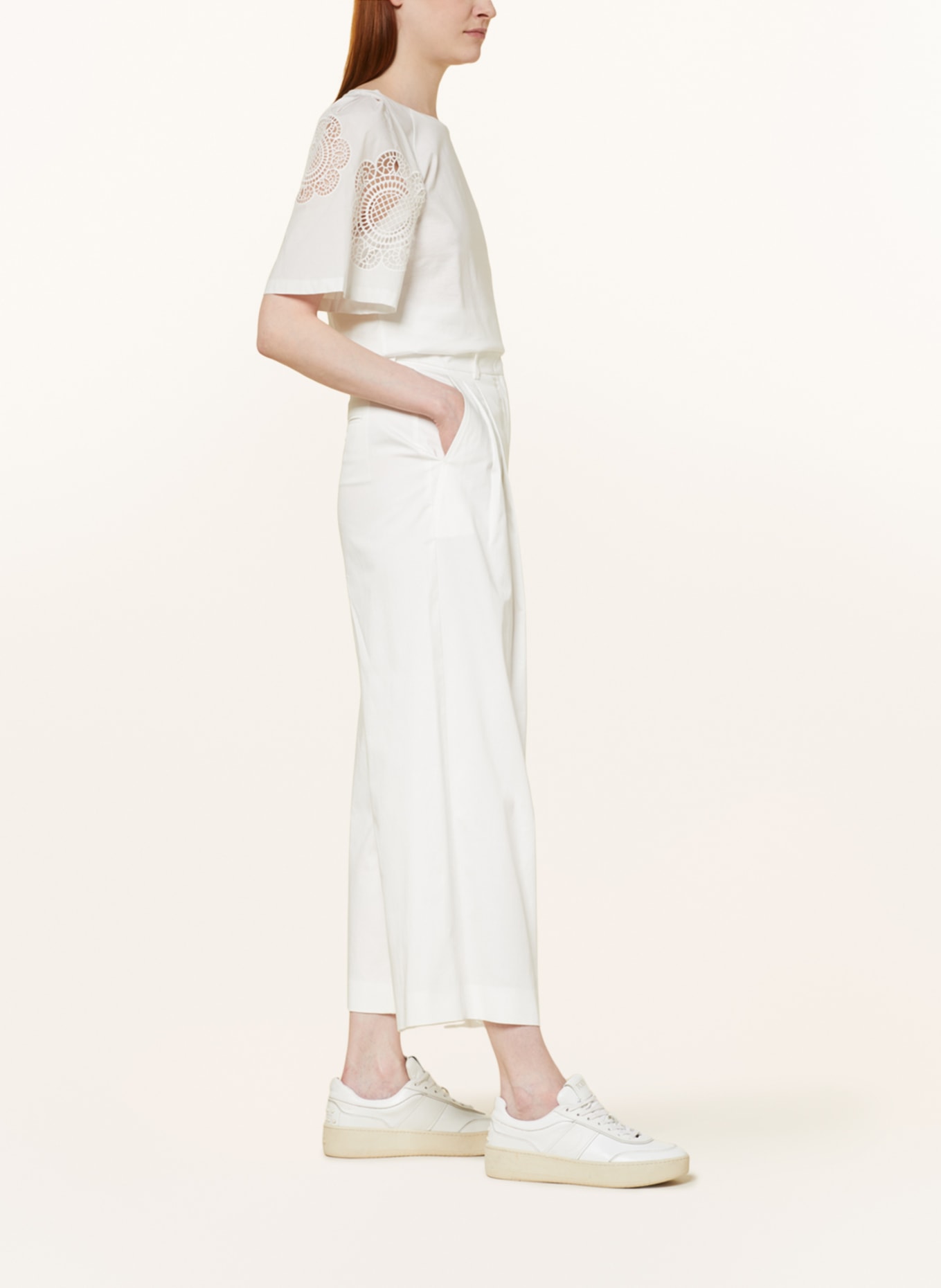 WEEKEND MaxMara Culottes AGAMIA, Color: WHITE (Image 4)
