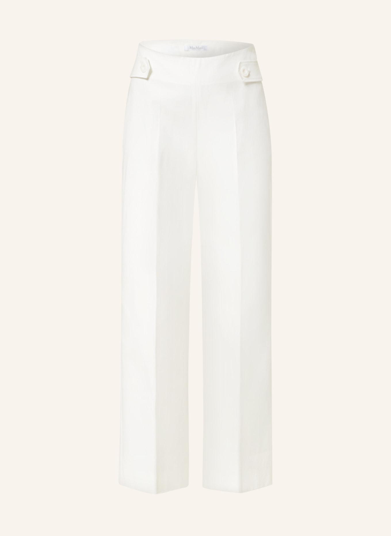 Max Mara Trousers ALBORE, Color: WHITE (Image 1)