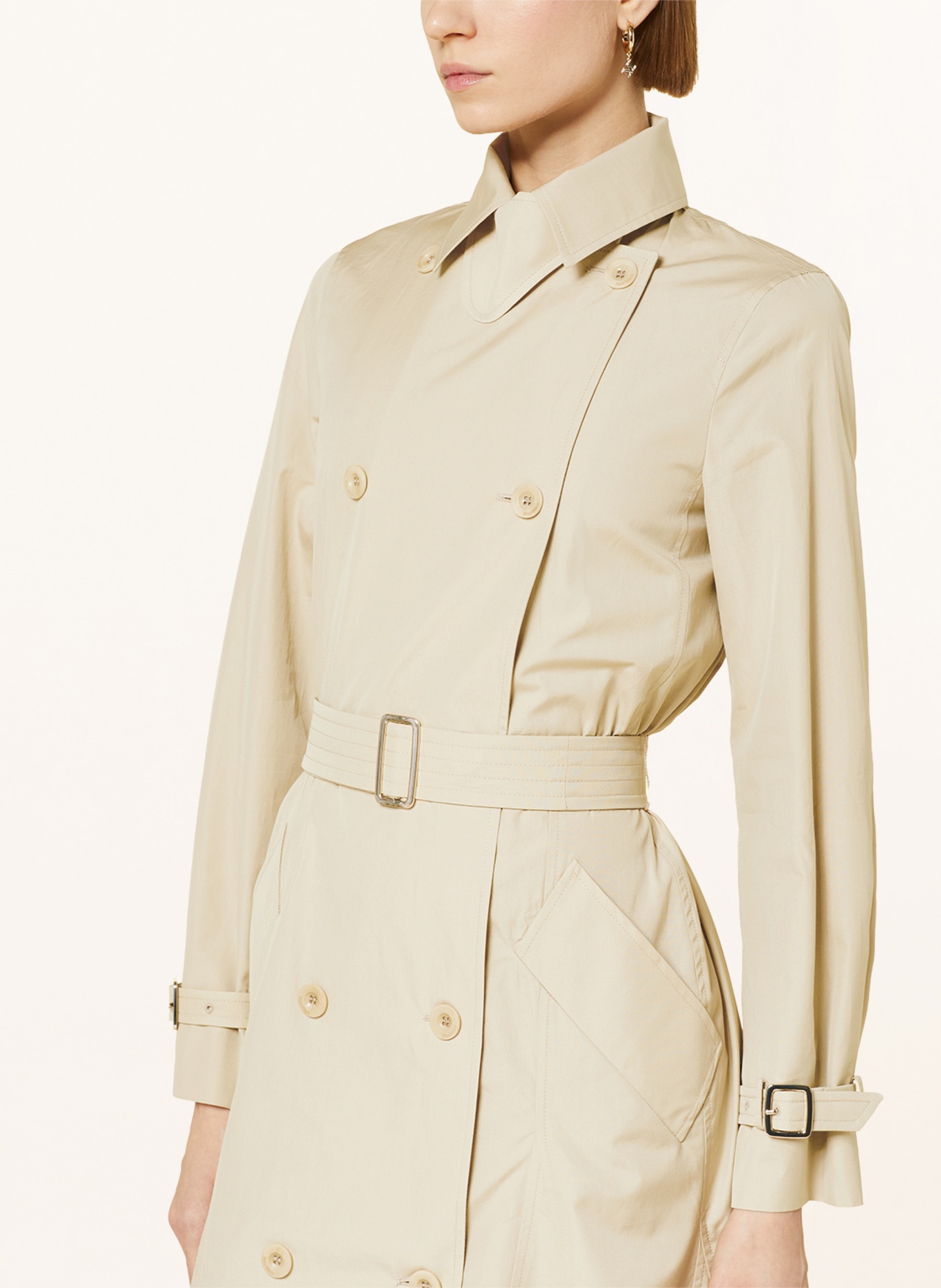Max Mara Trench coat FRONDA, Color: LIGHT BROWN (Image 4)