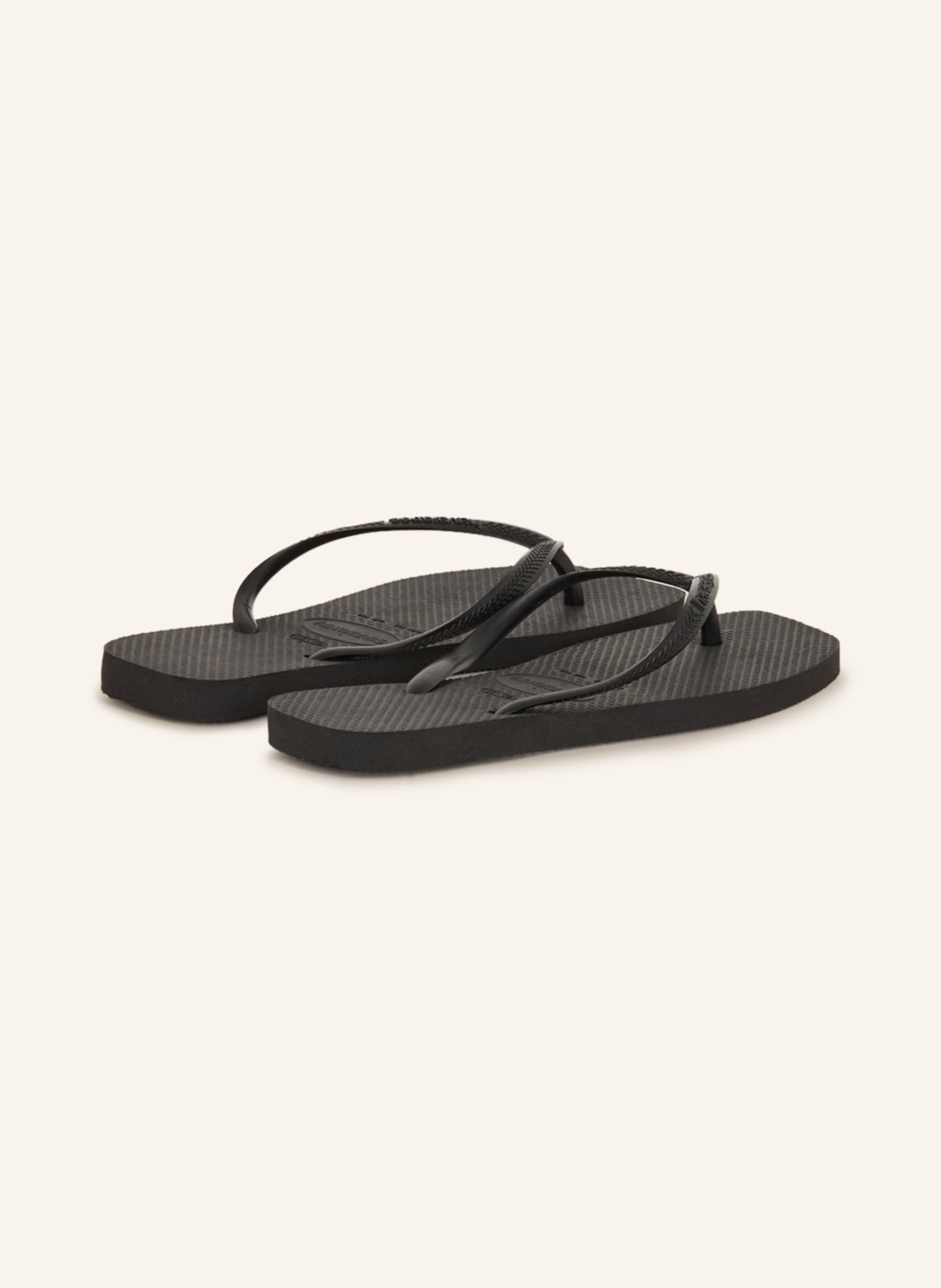 Black thin strap flip flops clearance