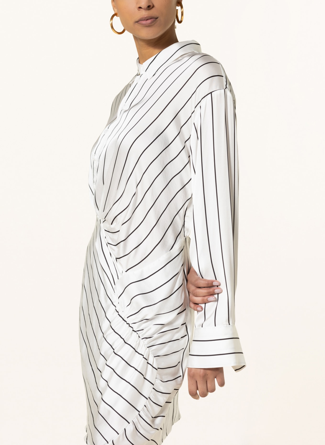 BIRGITTE HERSKIND Dress DORTHEA, Color: WHITE/ BLACK (Image 4)