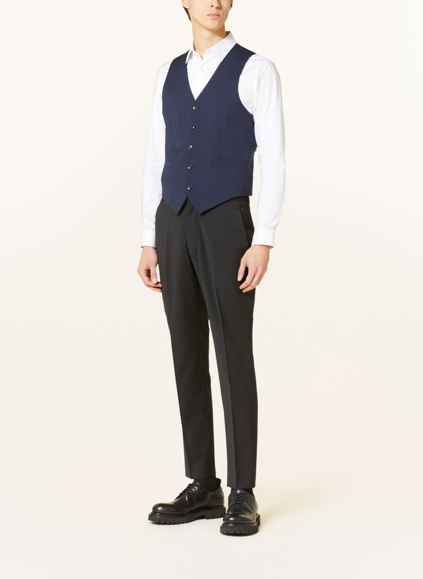 TIGER OF SWEDEN Anzugweste WAYDE Extra Slim Fit: DUNKELBLAU