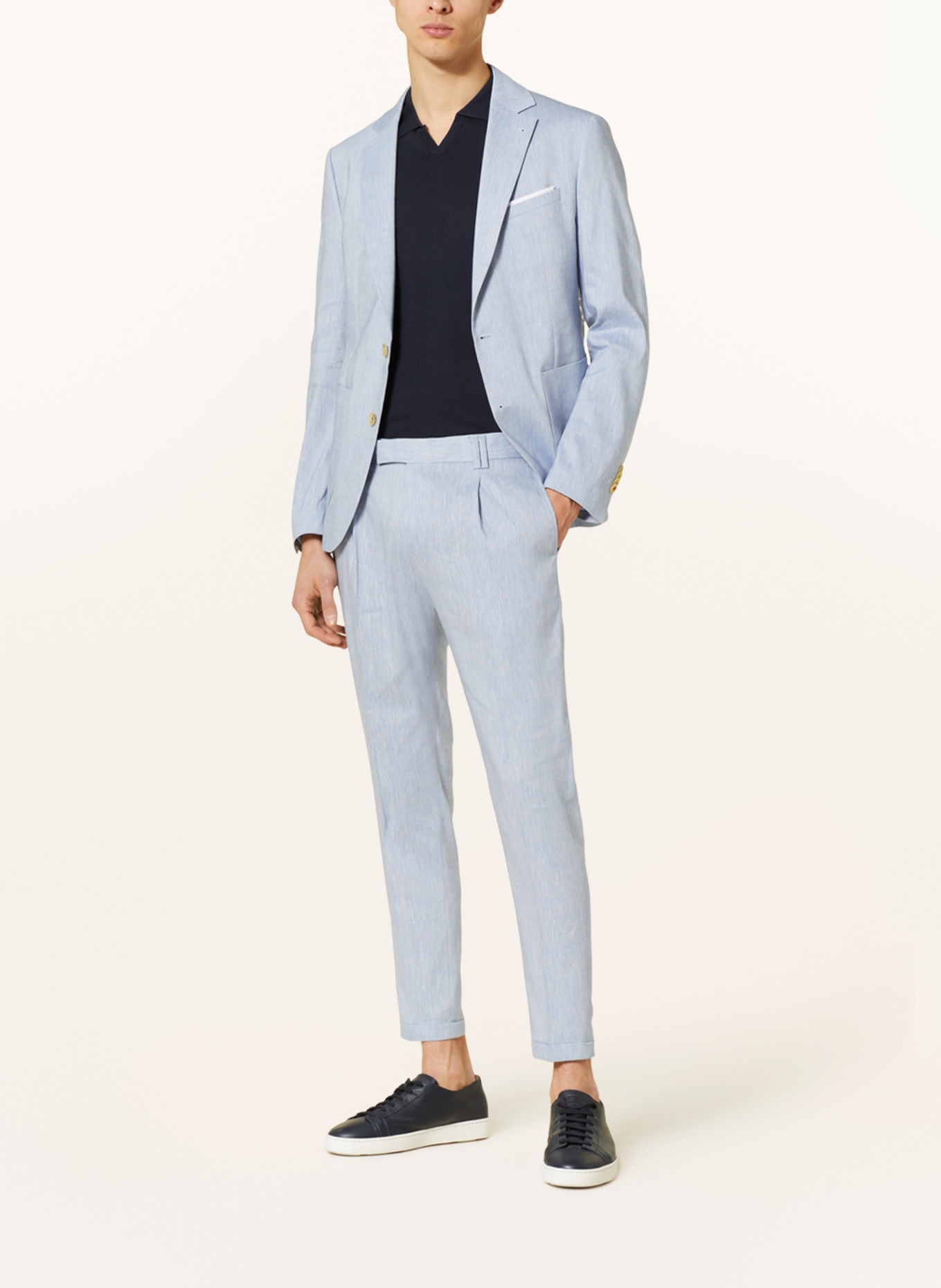 CINQUE Oblekové kalhoty CISAND Extra Slim Fit, Barva: TMAVĚ MODRÁ (Obrázek 2)