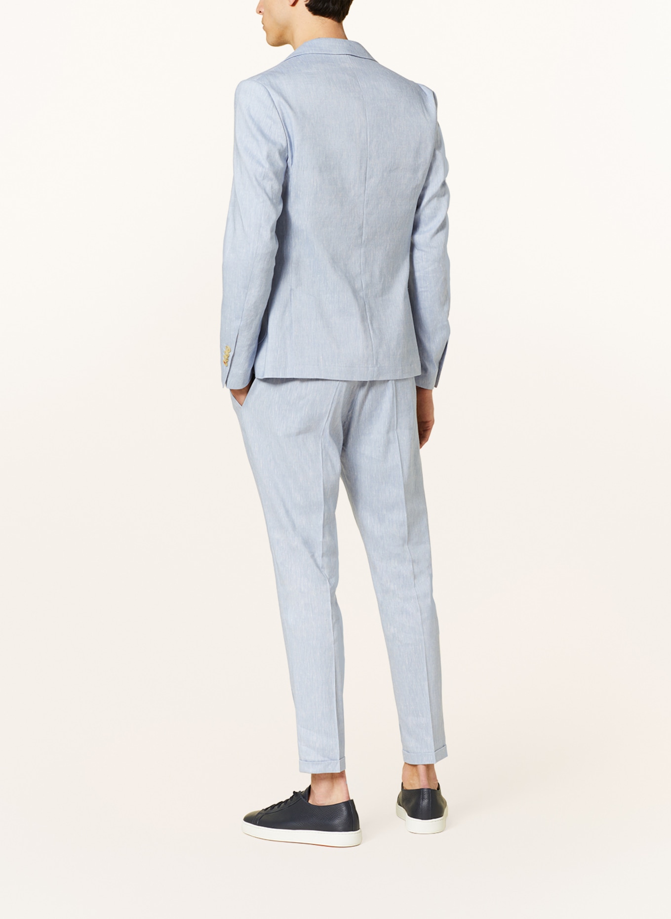 CINQUE Tailored jacket CIDATI extra slim fit with linen, Color: LIGHT BLUE (Image 3)