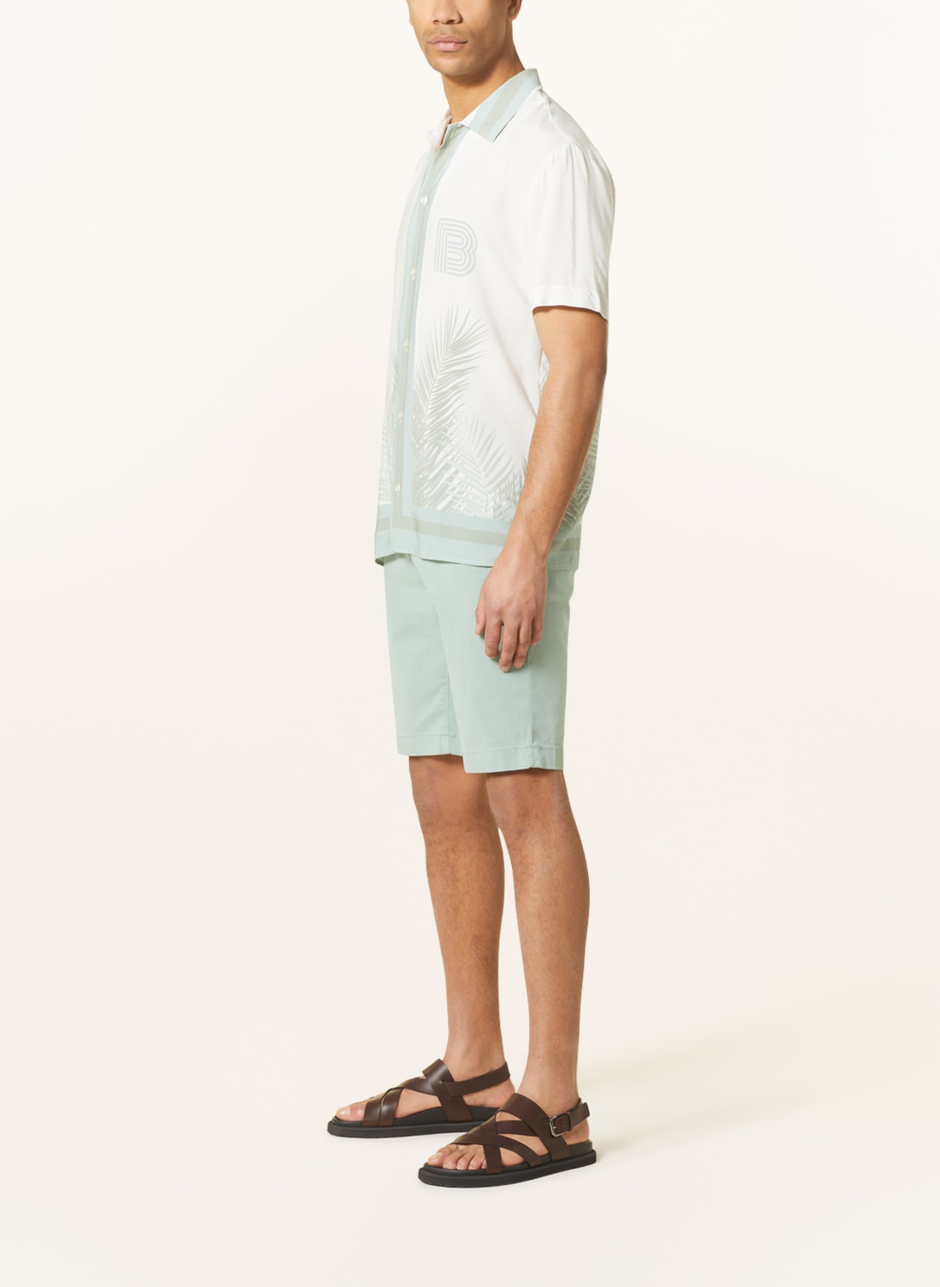 BALDESSARINI Shorts Regular Fit, Farbe: HELLGRÜN (Bild 4)