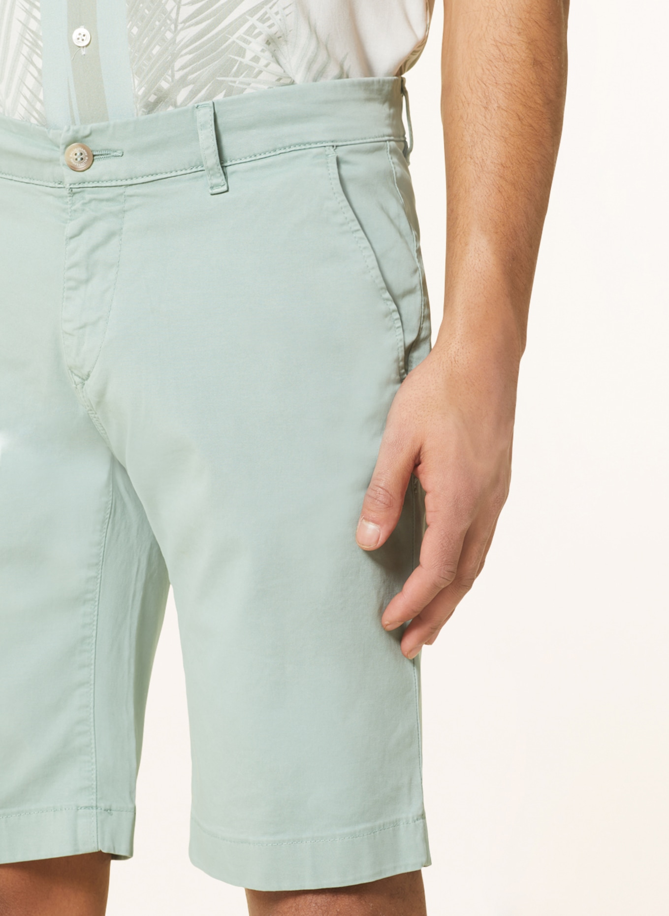 BALDESSARINI Shorts Regular Fit, Farbe: HELLGRÜN (Bild 5)