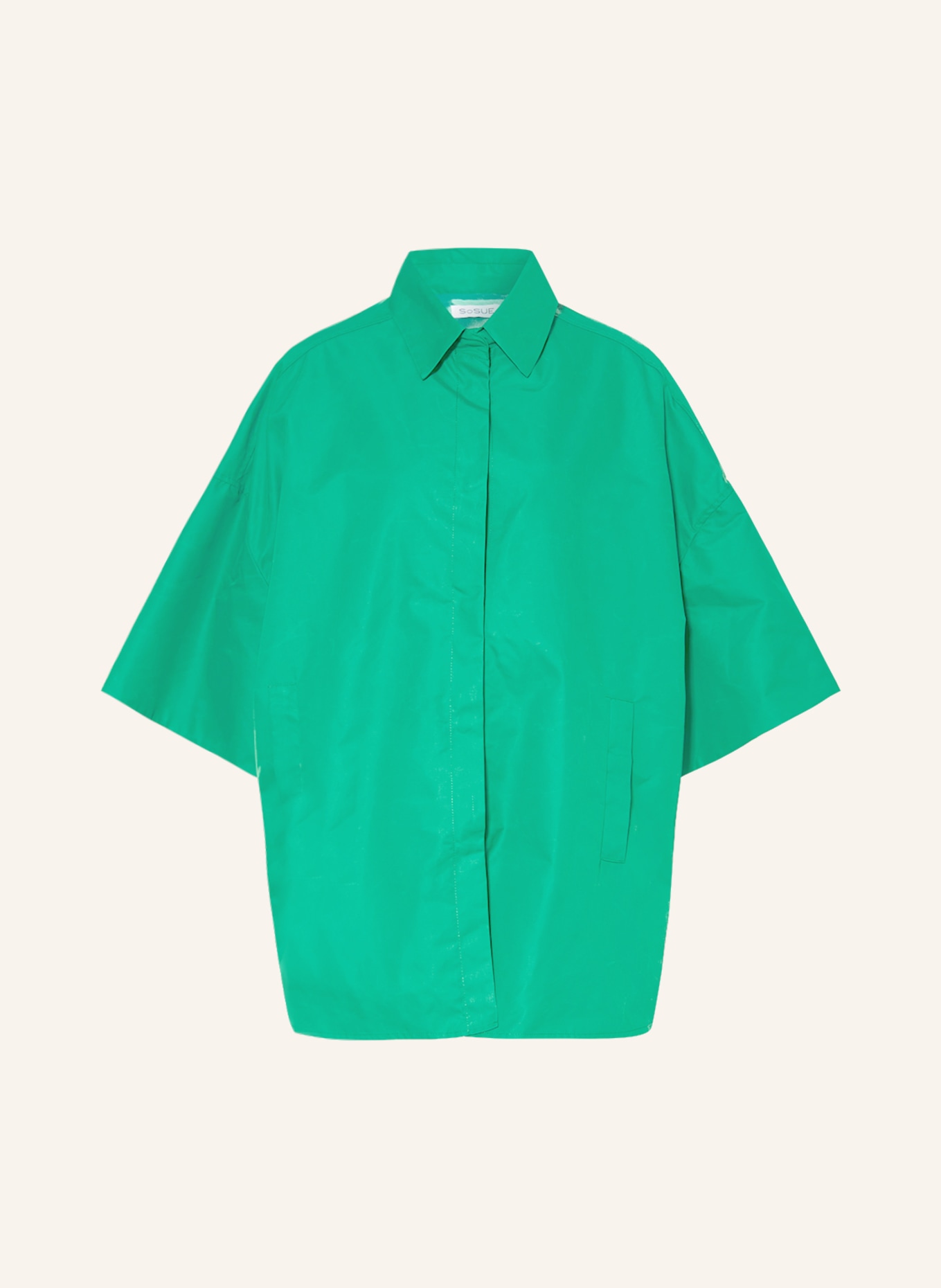 SoSUE Oversized coat, Color: GREEN (Image 1)