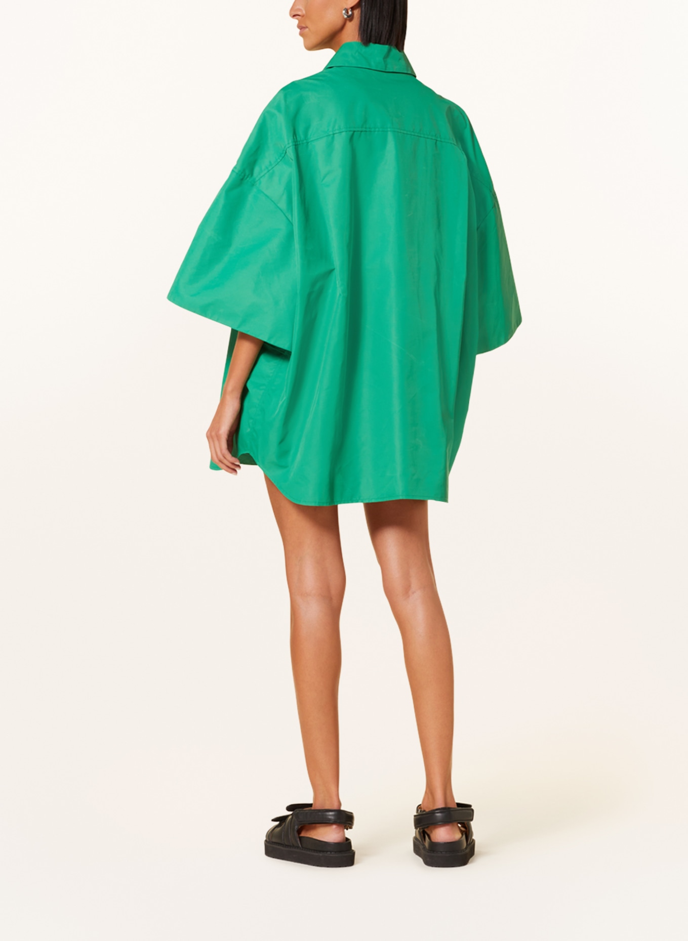 SoSUE Oversized coat, Color: GREEN (Image 3)
