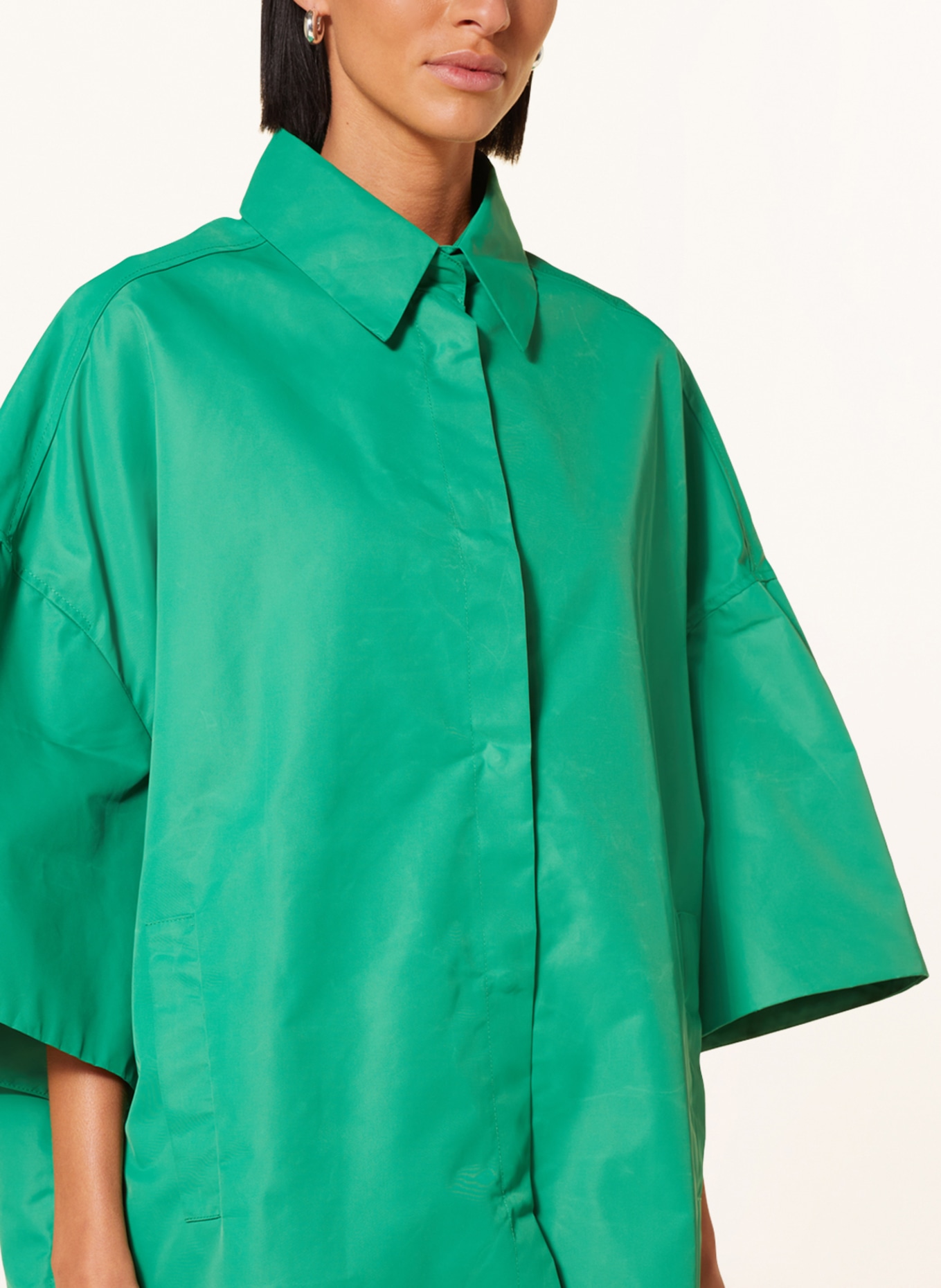SoSUE Oversized coat, Color: GREEN (Image 4)