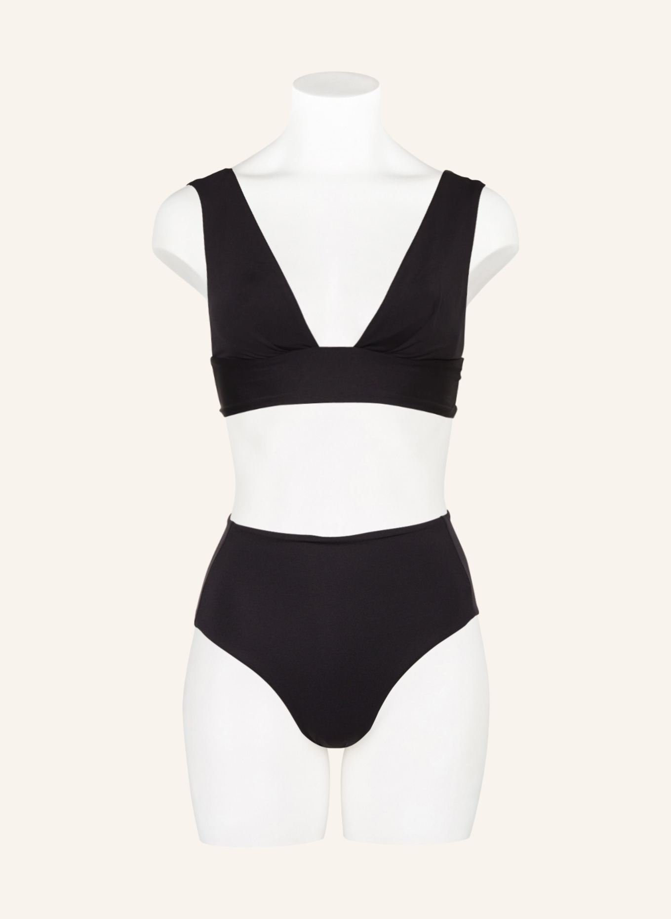 Max Mara BEACHWEAR High waist bikini bottoms SABINA, Color: BLACK (Image 2)