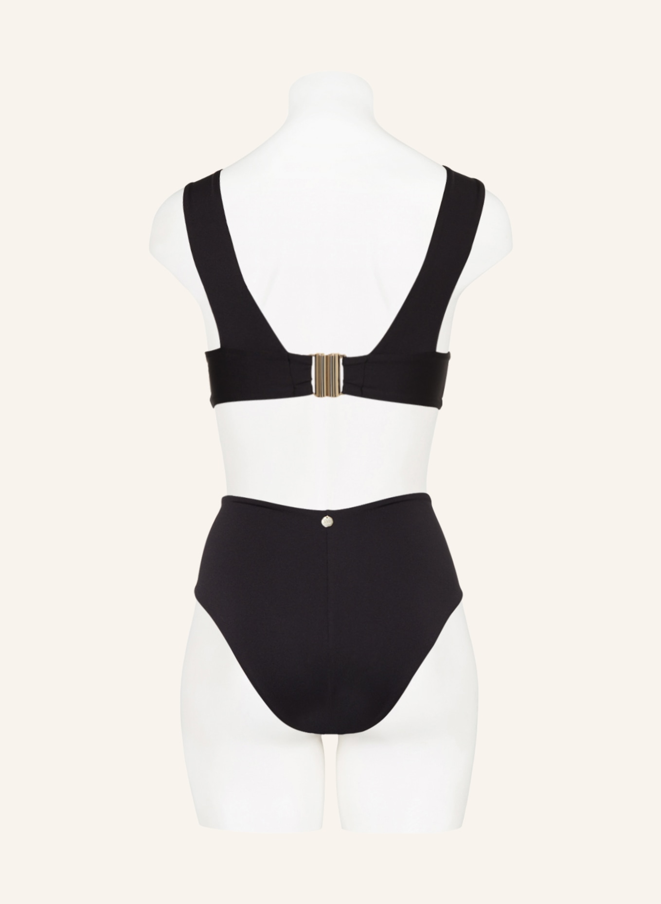 Max Mara BEACHWEAR High waist bikini bottoms SABINA, Color: BLACK (Image 3)