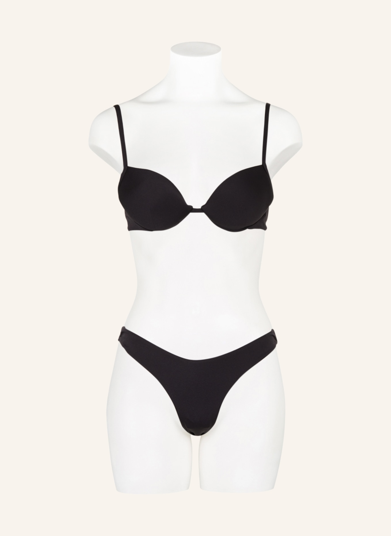 Max Mara BEACHWEAR Underwired bikini top ALBA, Color: BLACK (Image 2)