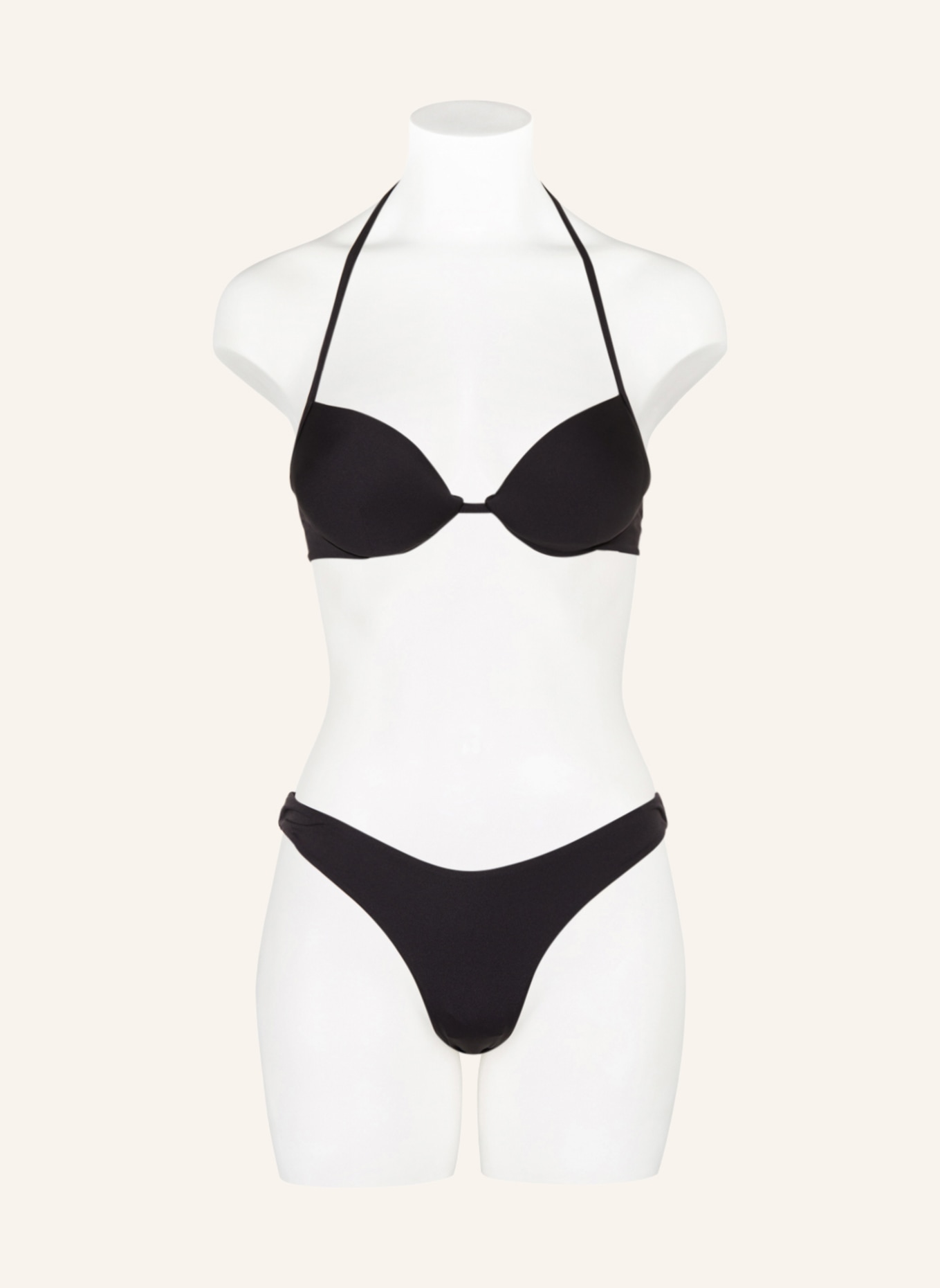 Max Mara BEACHWEAR Underwired bikini top ALBA, Color: BLACK (Image 4)