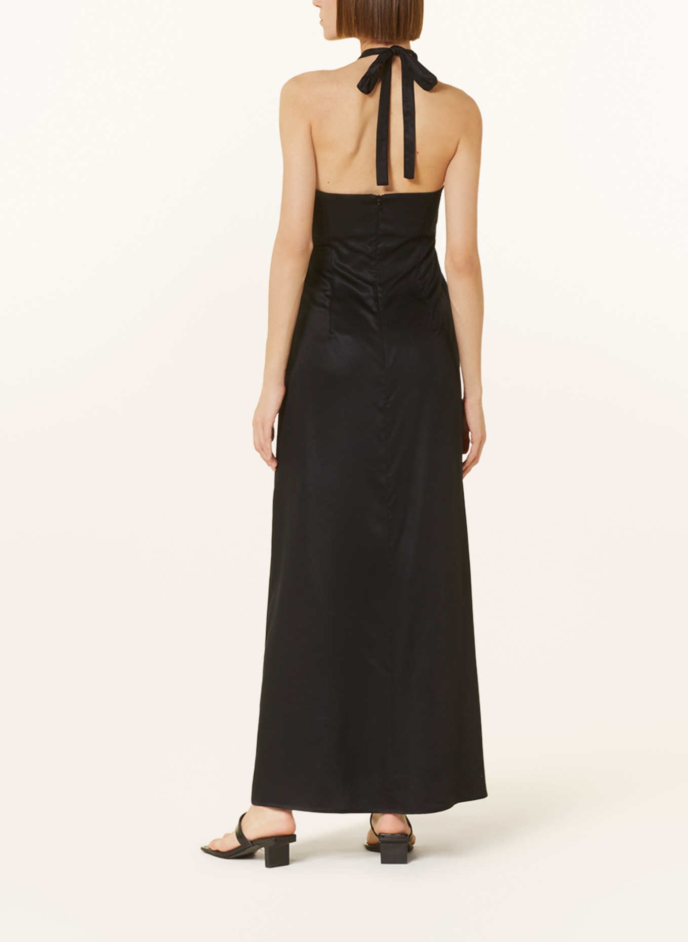 the garment Dress BEL AIR with cut-out, Color: BLACK (Image 3)