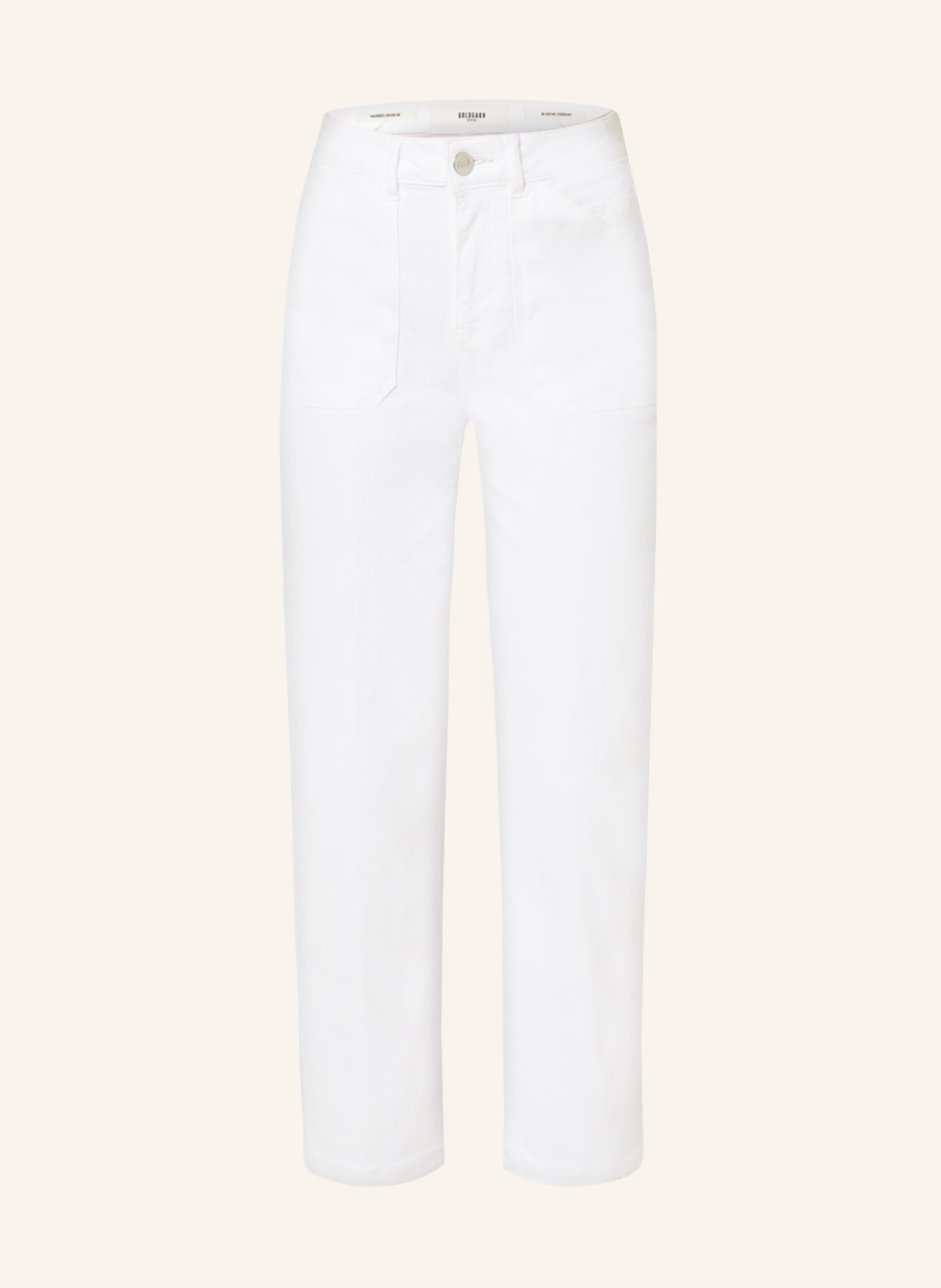 GOLDGARN DENIM Straight Jeans, Farbe: WEISS (Bild 1)