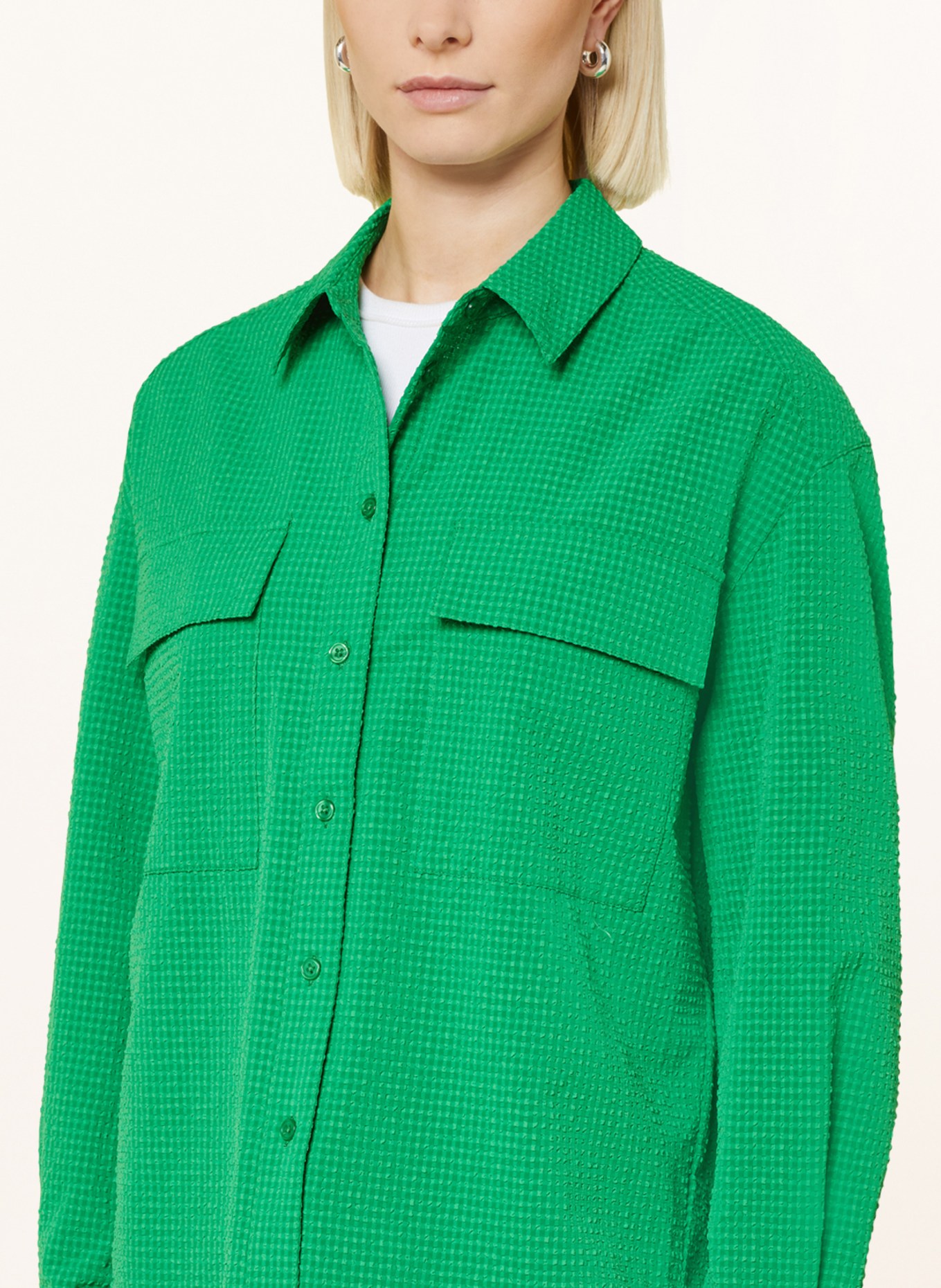 ESSENTIEL ANTWERP Shirt blouse DOLIVIA, Color: GREEN (Image 4)