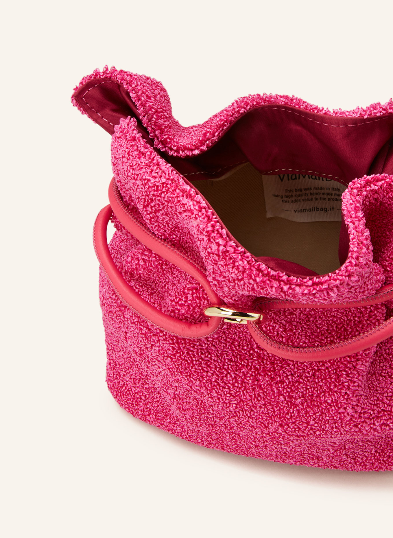 ViaMailBag Handbag ARUBA SOFT, Color: PINK (Image 3)