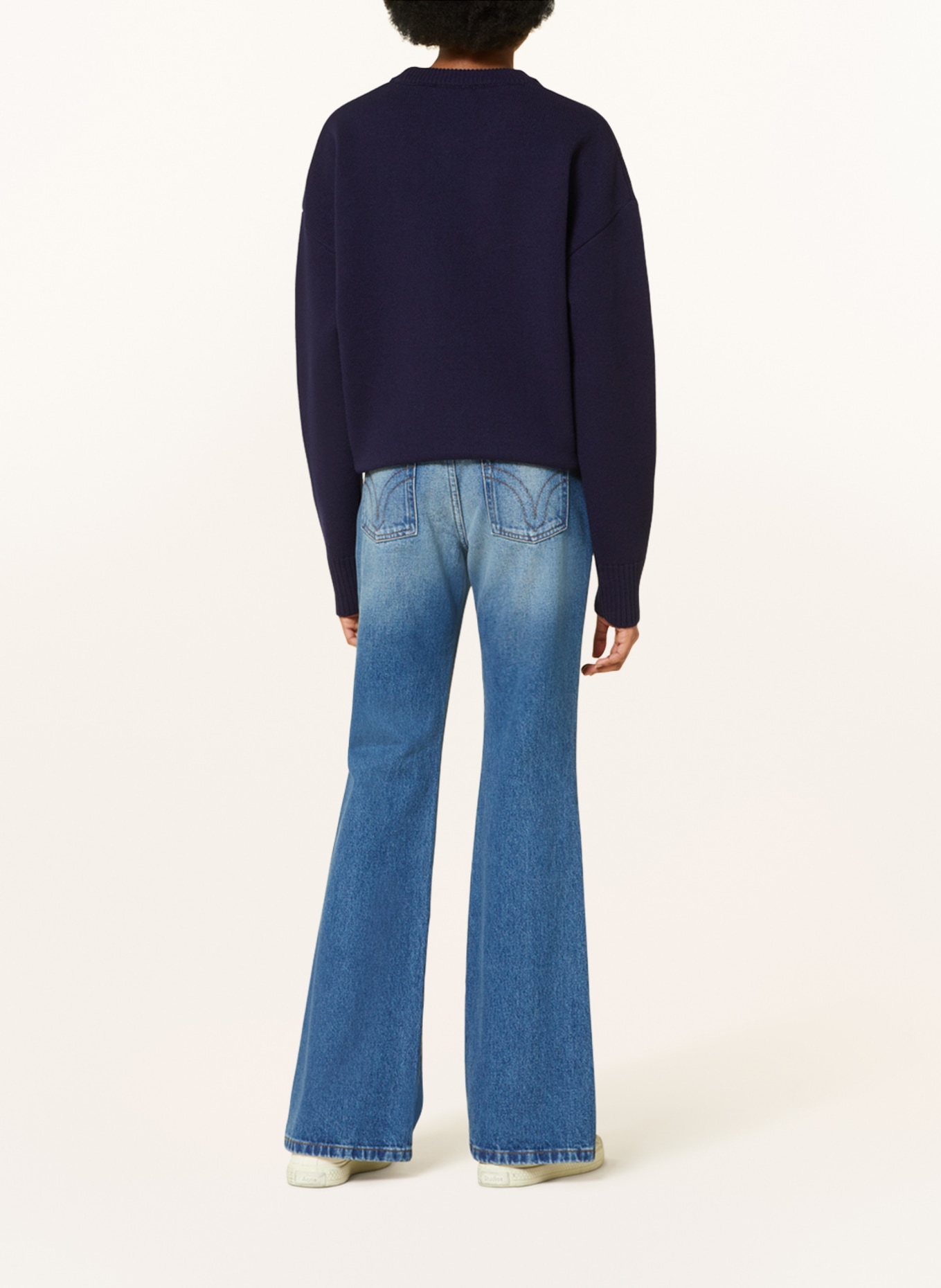 AMI PARIS Bootcut jeans, Color: 480 used blue (Image 3)