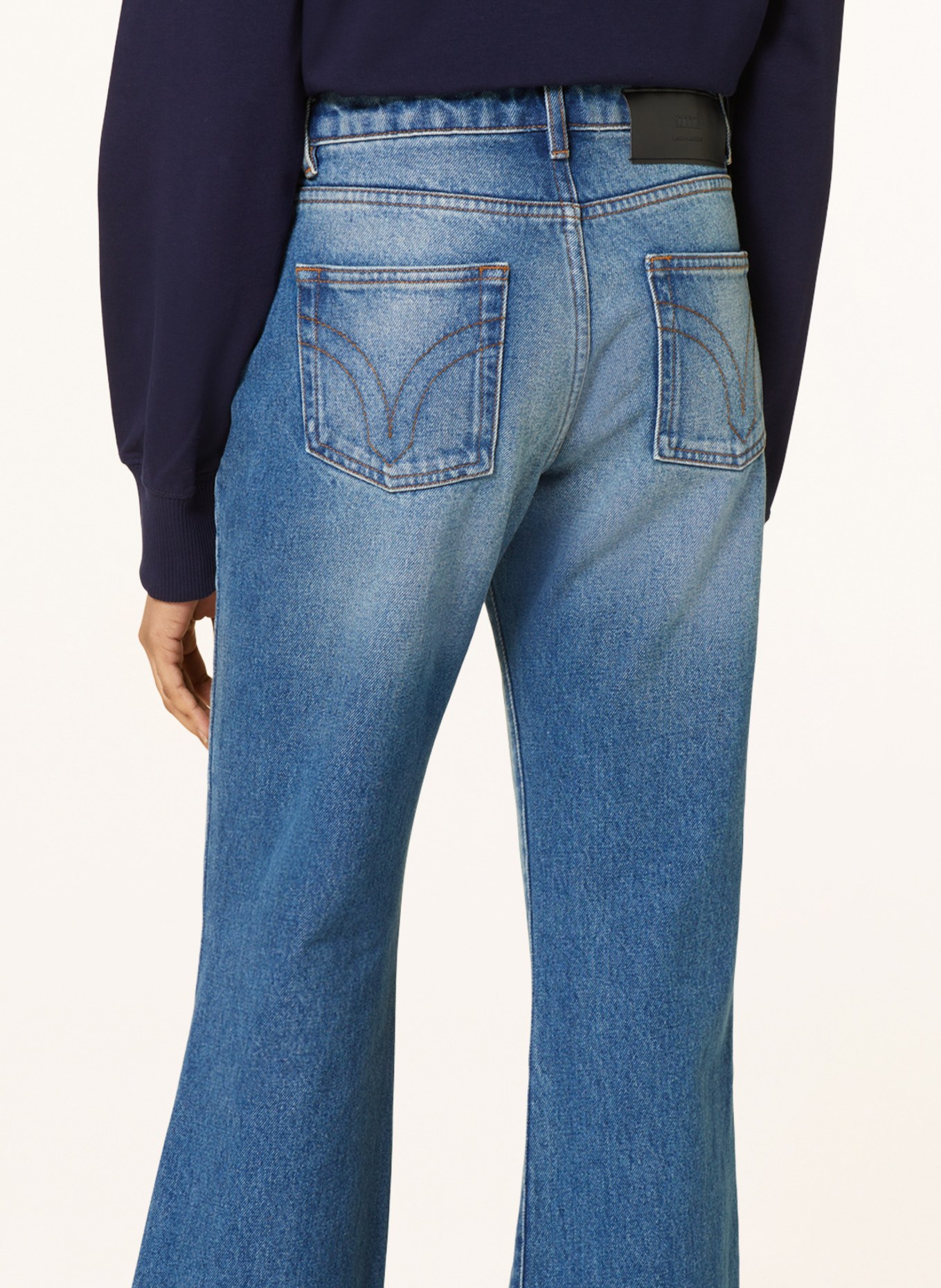 AMI PARIS Bootcut jeans, Color: 480 used blue (Image 5)